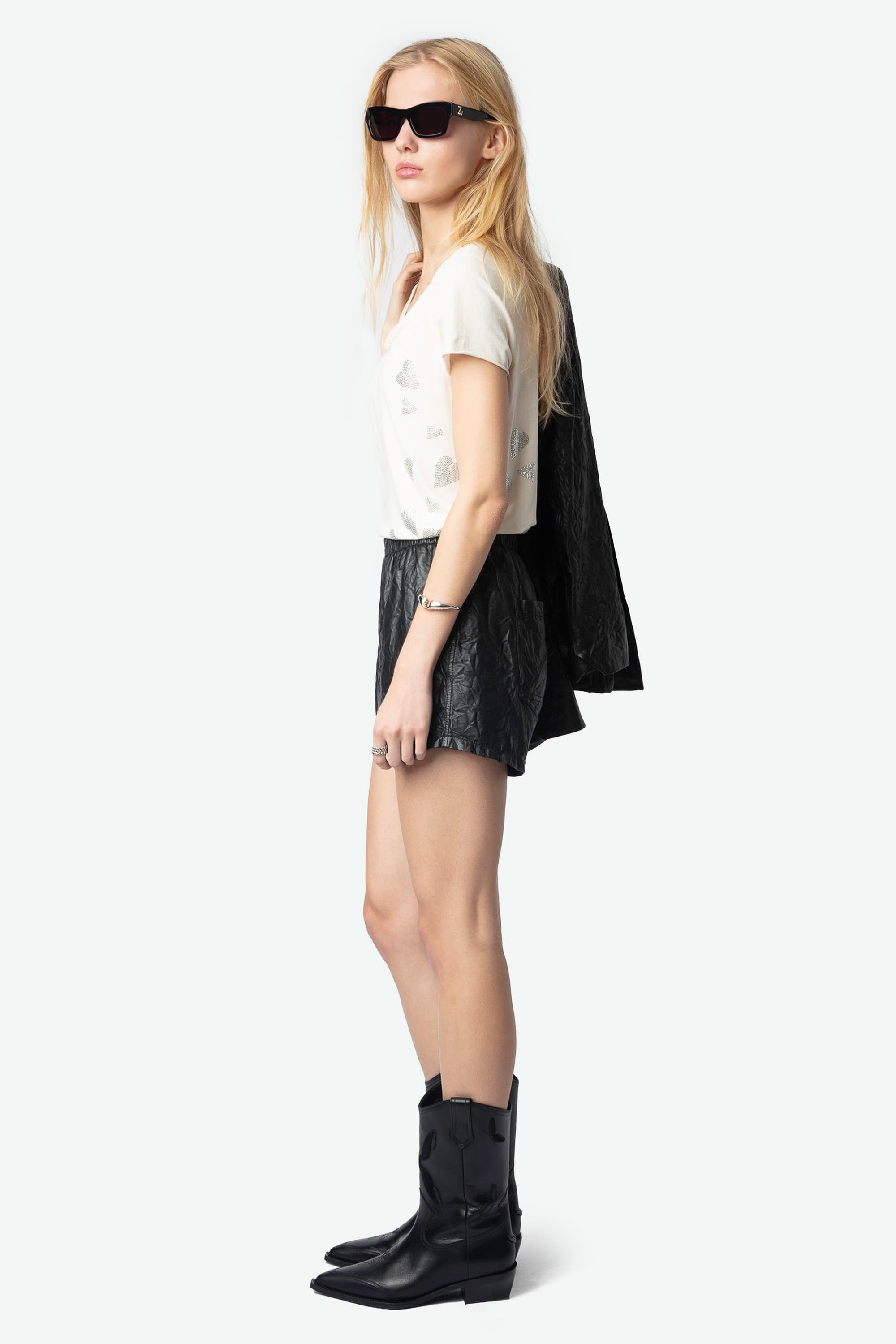 Tunisien Heart Strass T-shirt