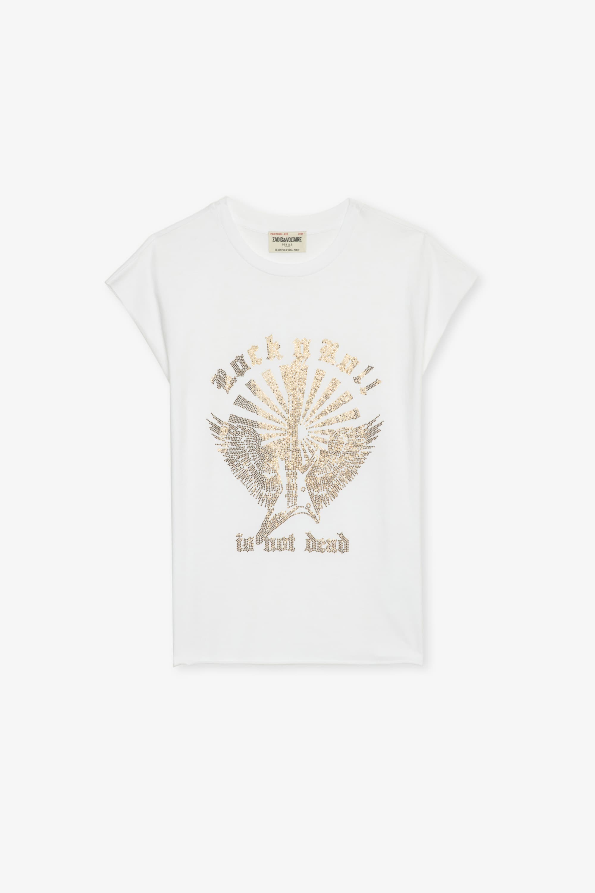 Cloe Guitar Strass T-shirt