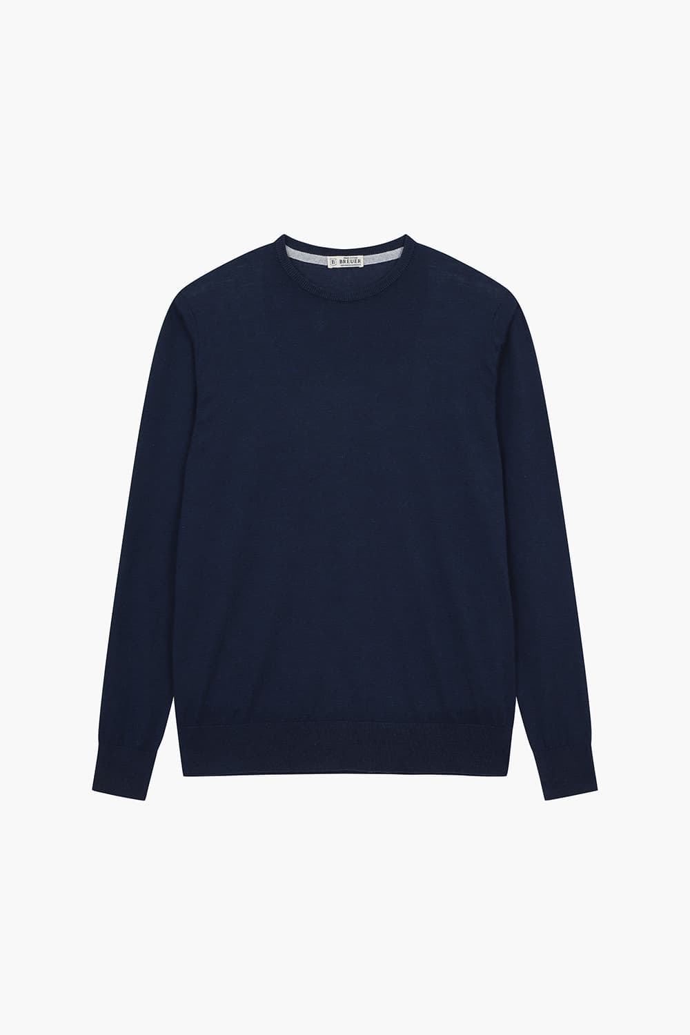 ROND 코튼 크루넥 긴소매 니트 BR1001P554001