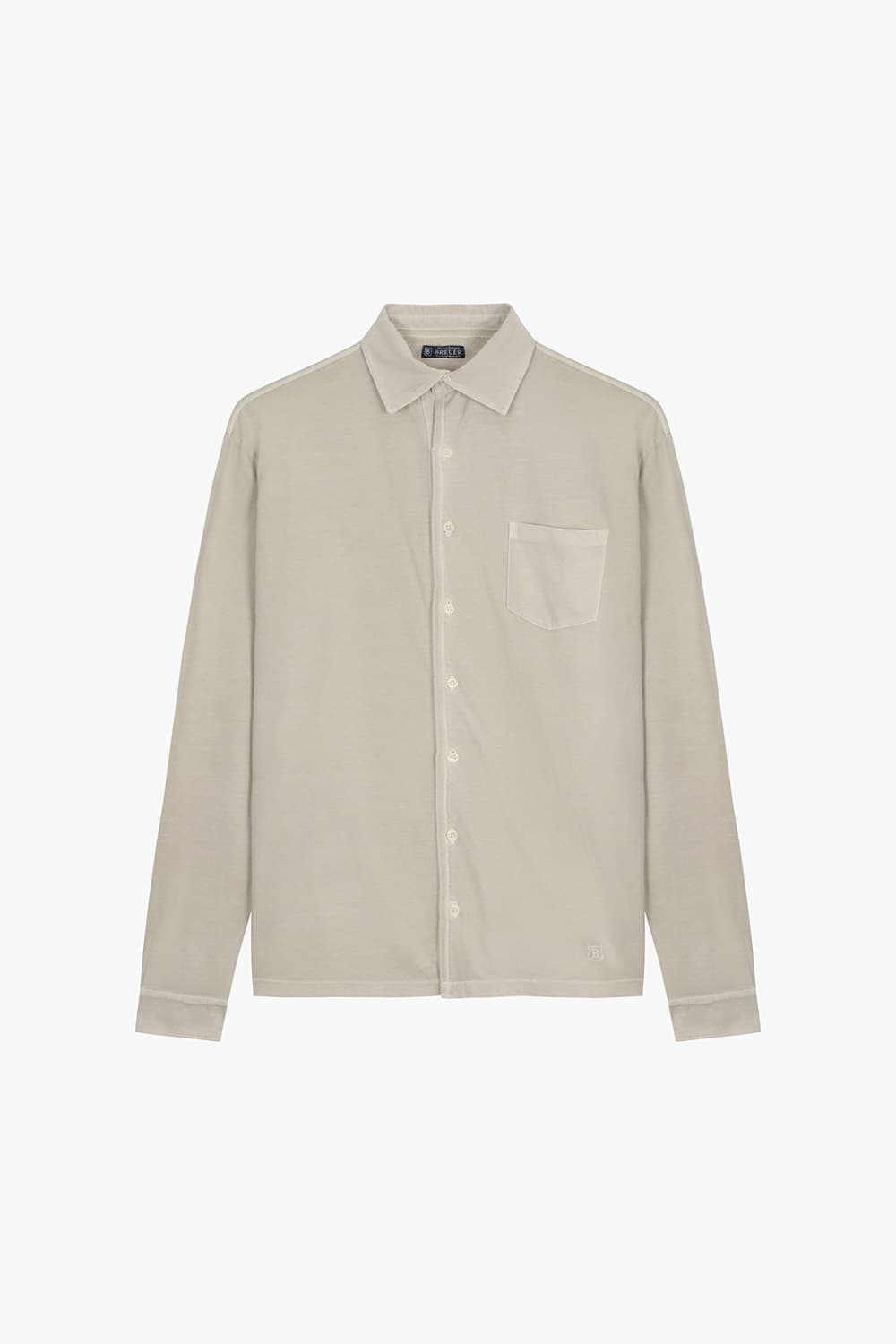 CHEMISE 코튼 폴로 긴소매 티셔츠 65980P562308