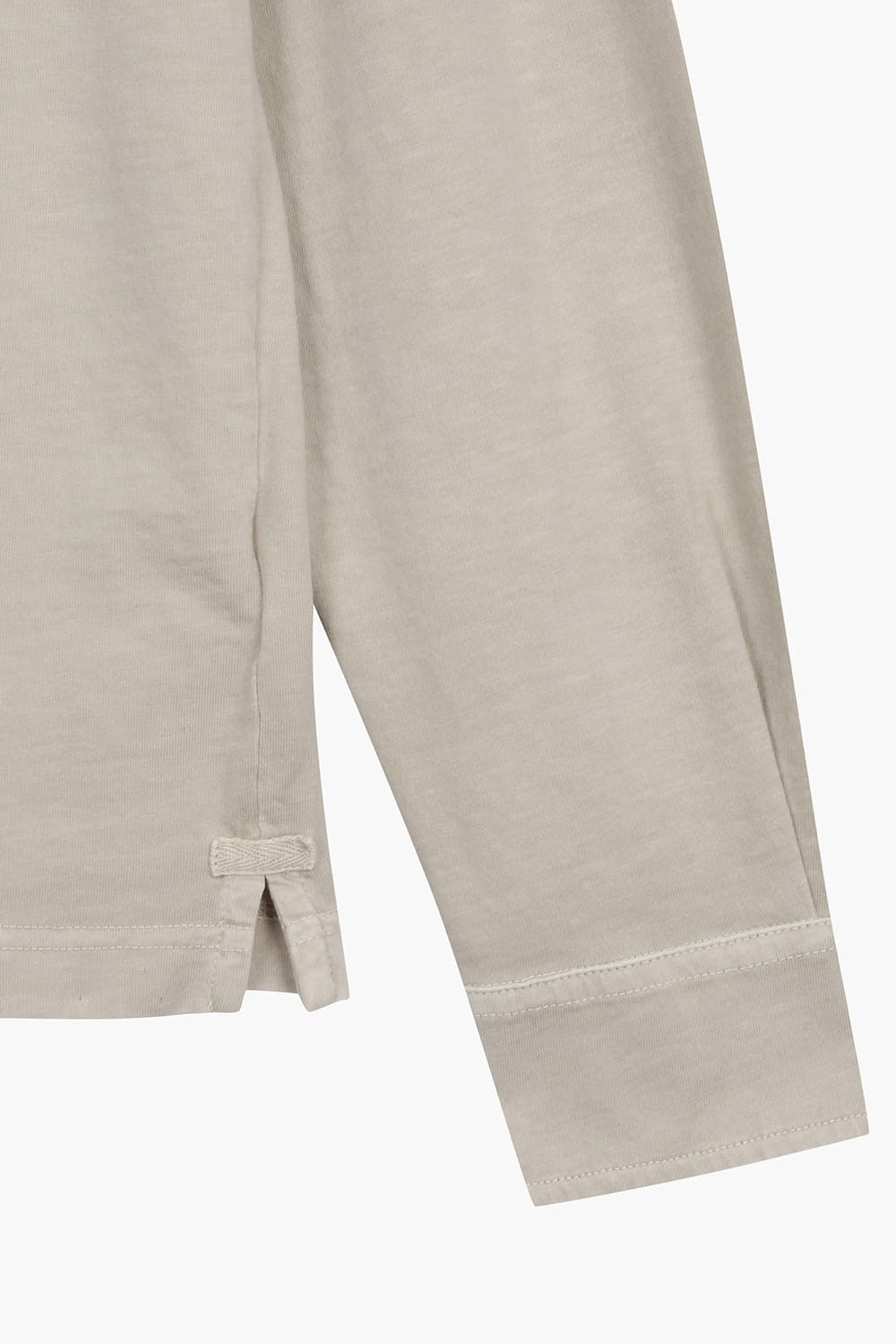 CHEMISE 코튼 폴로 긴소매 티셔츠 65980P562308