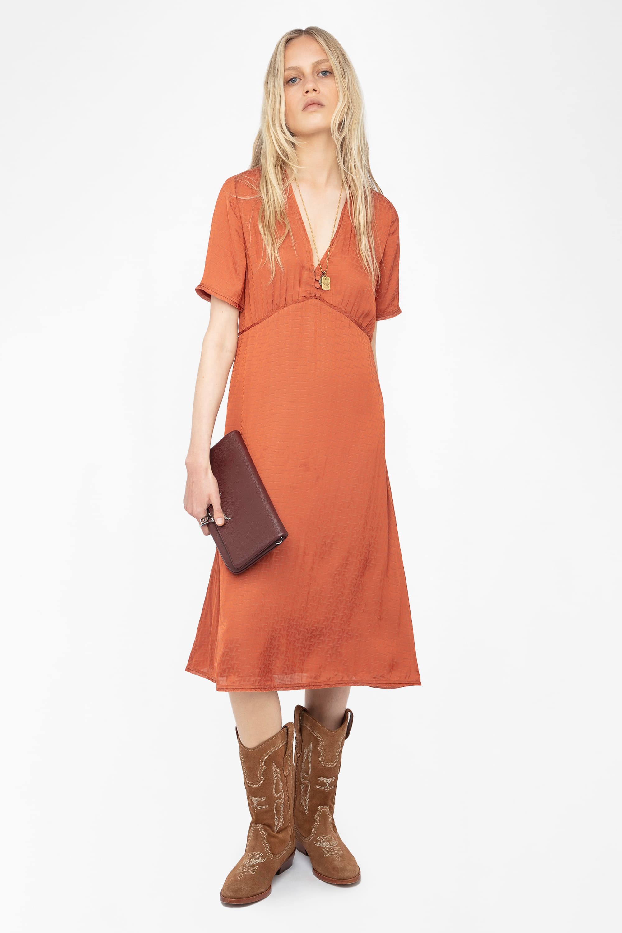 Rhodral Satin Dress