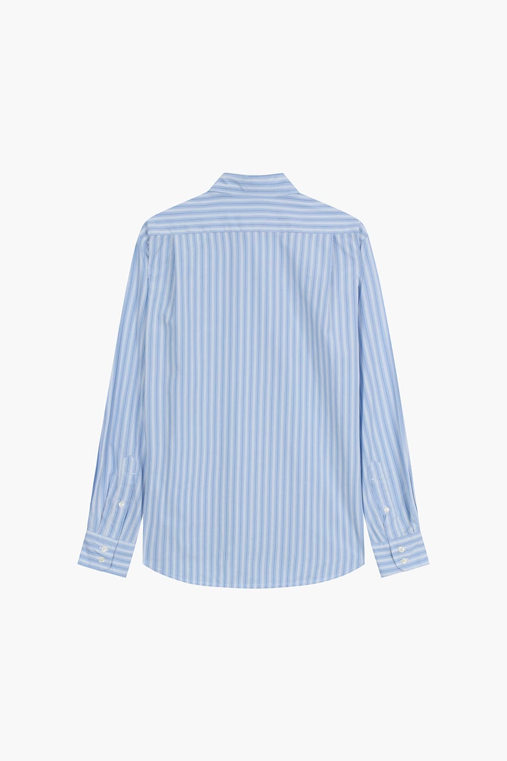 코튼 스프라이프 포켓 라이트블루 셔츠