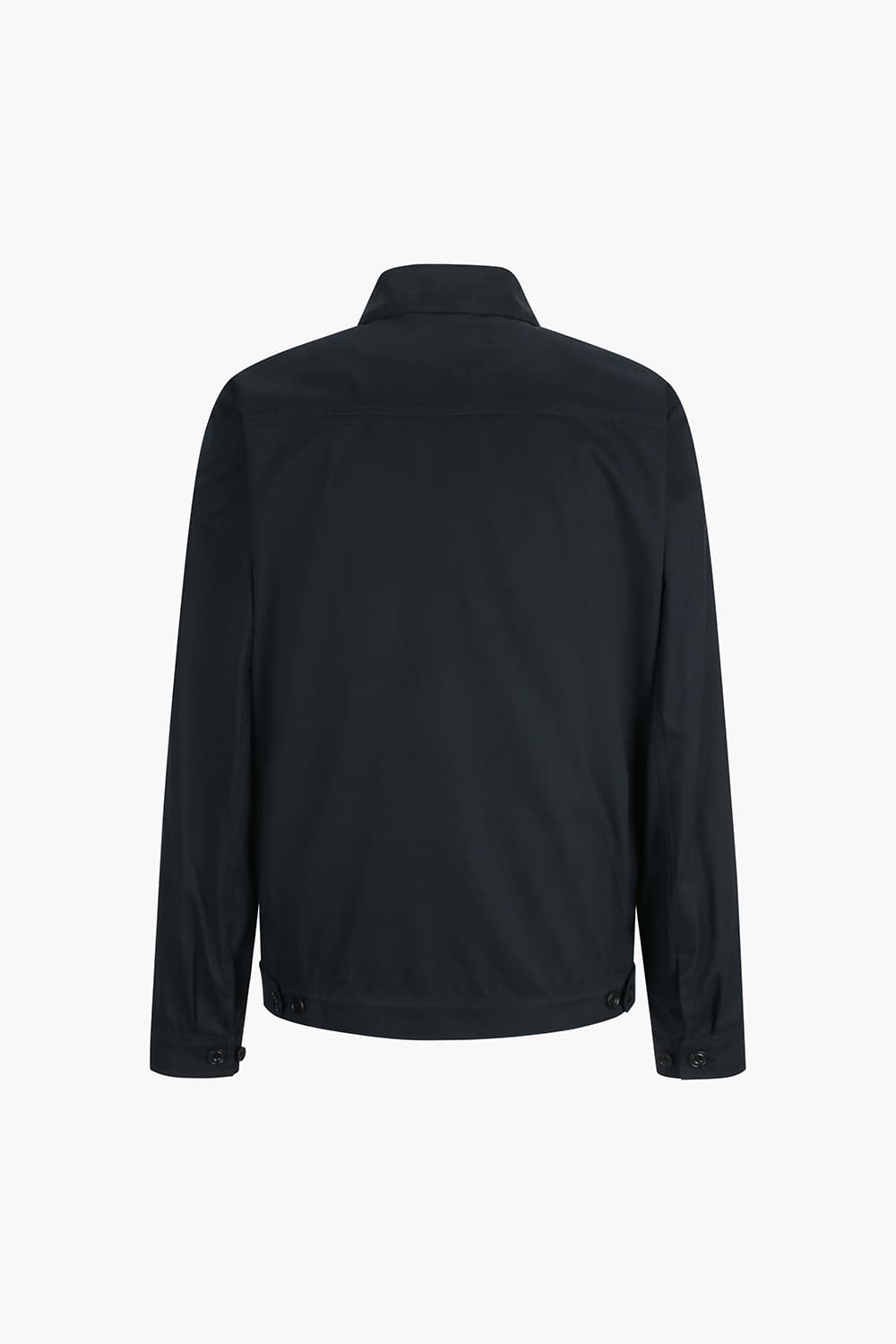 면 혼방 헤링턴 다크네이비 점퍼