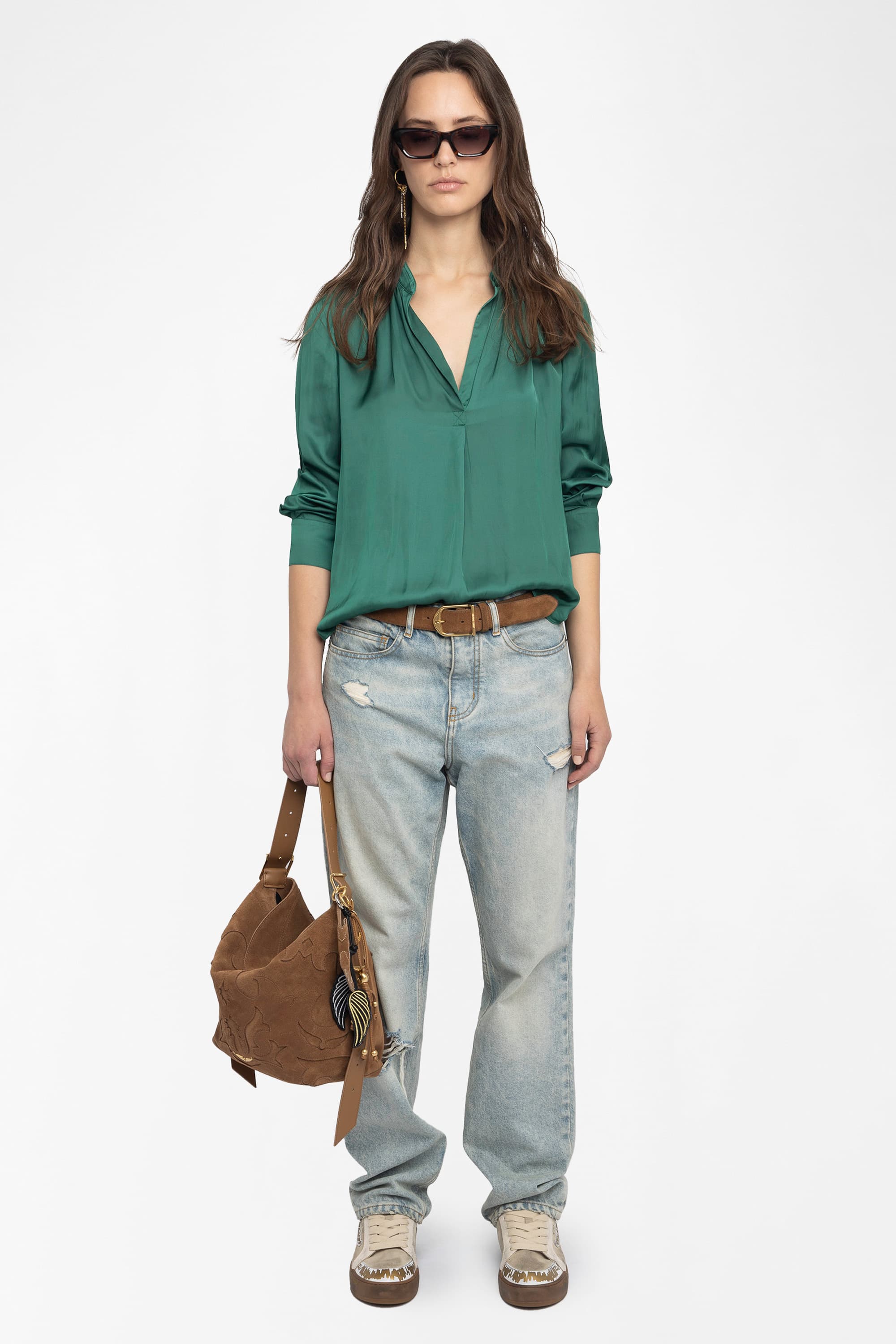 Tink Satin Blouse