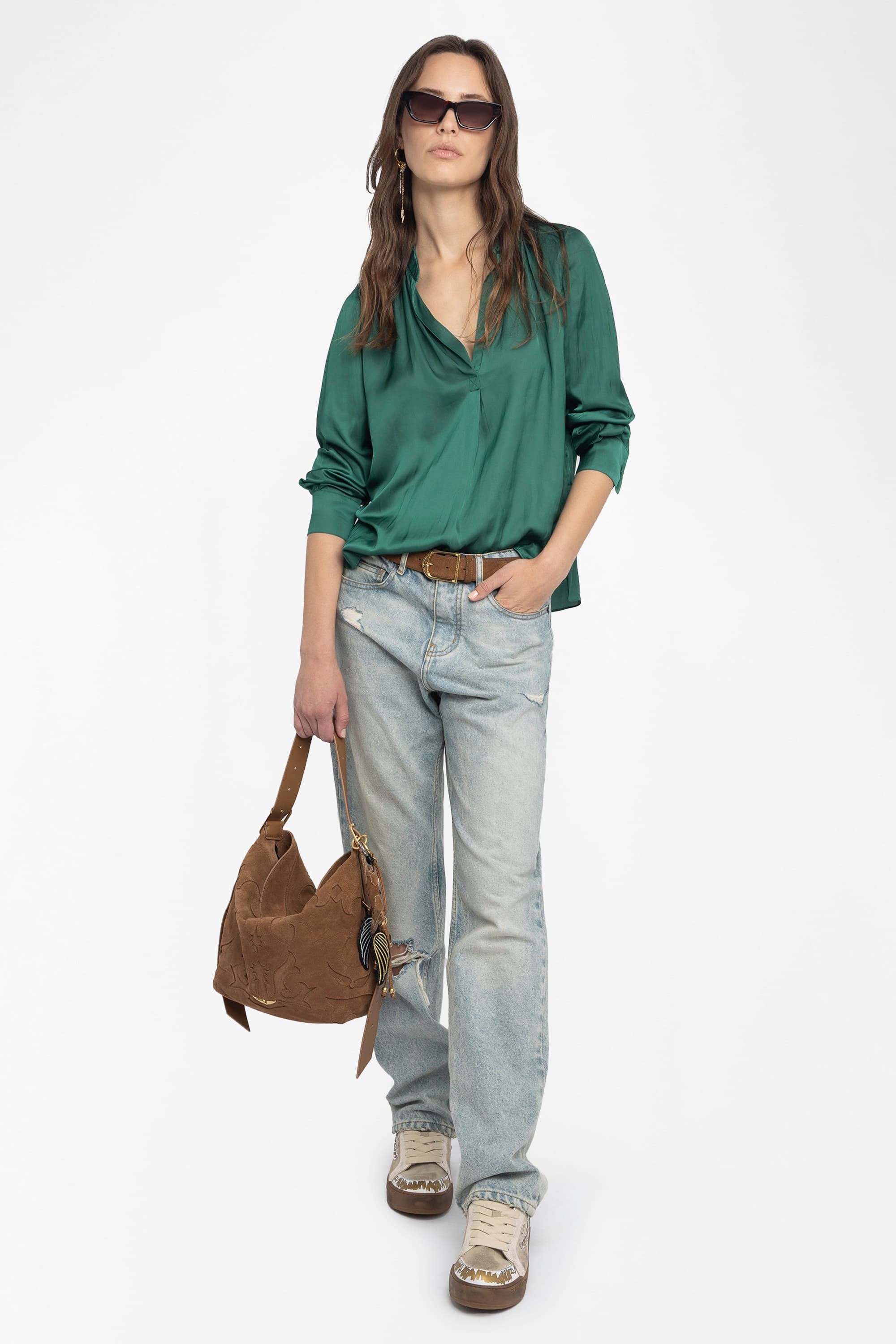 Tink Satin Blouse