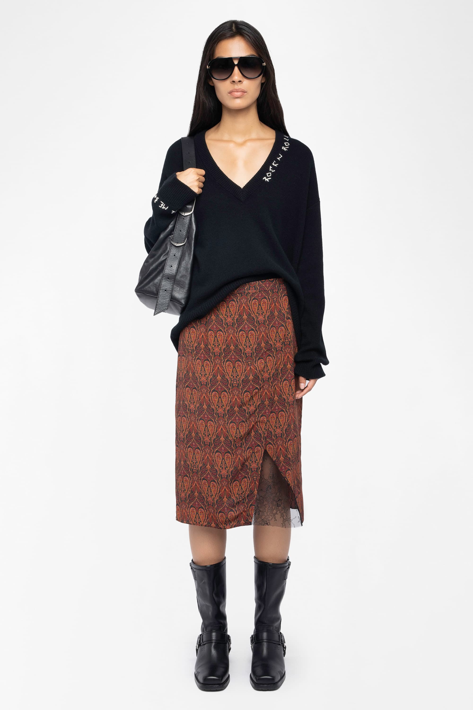 Julen Paisley Skirt