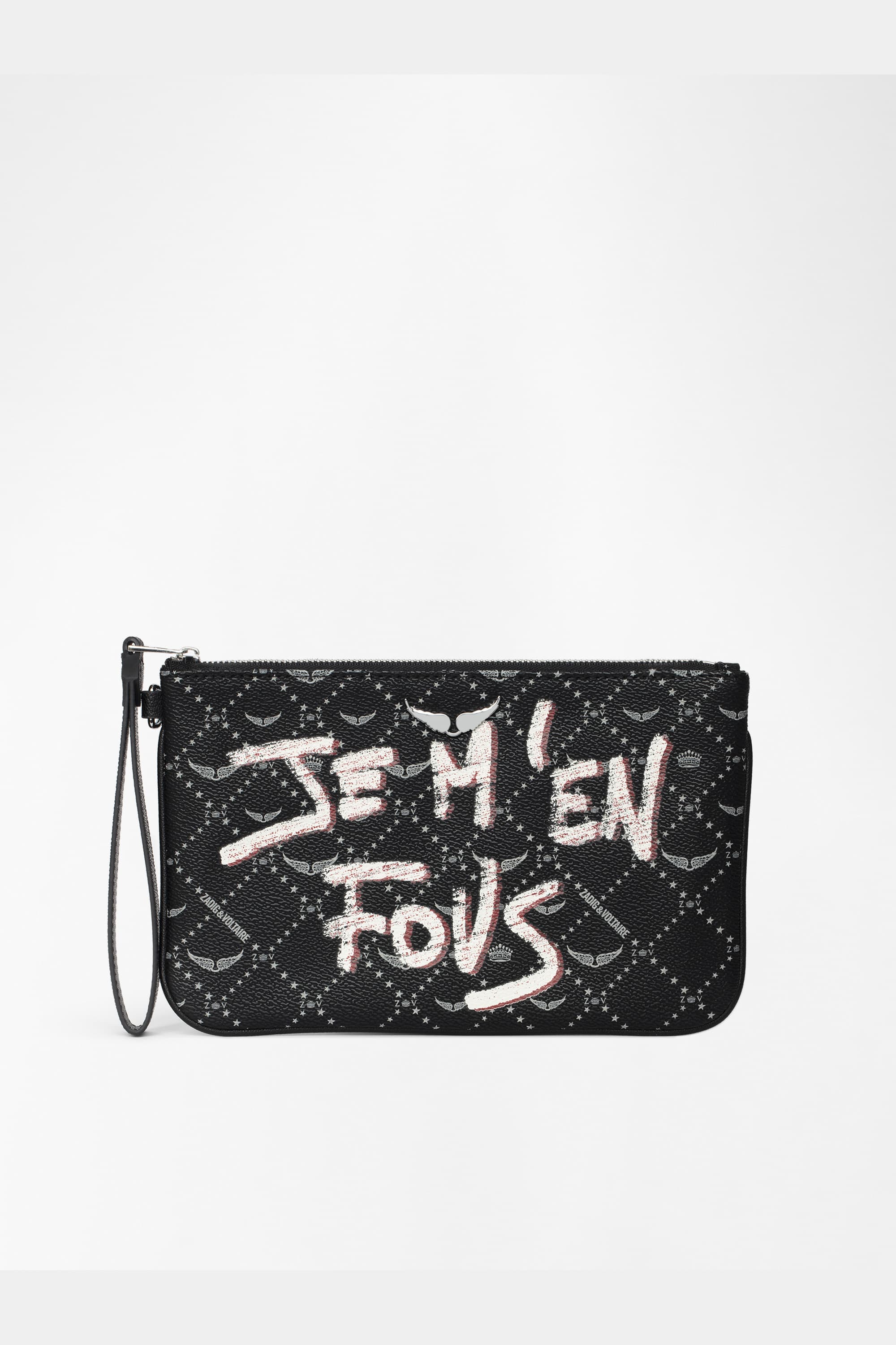 Monogram Tag Clutch