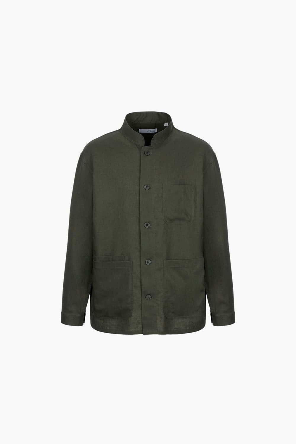 린넨 트리콜로르 957 셔켓 카키 SE4SM22LS957SKH