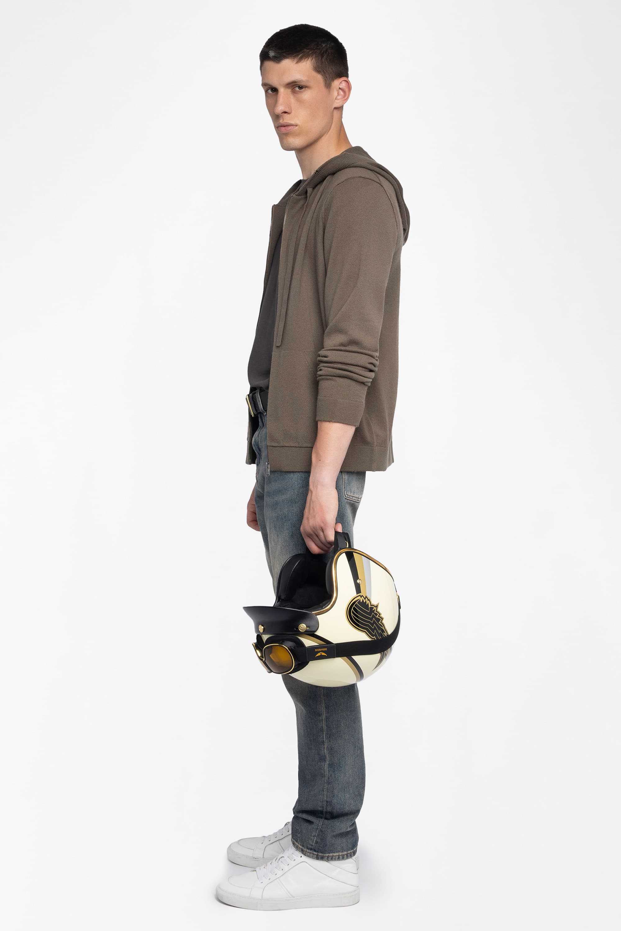 Clash Western Zip-Up Cardigan