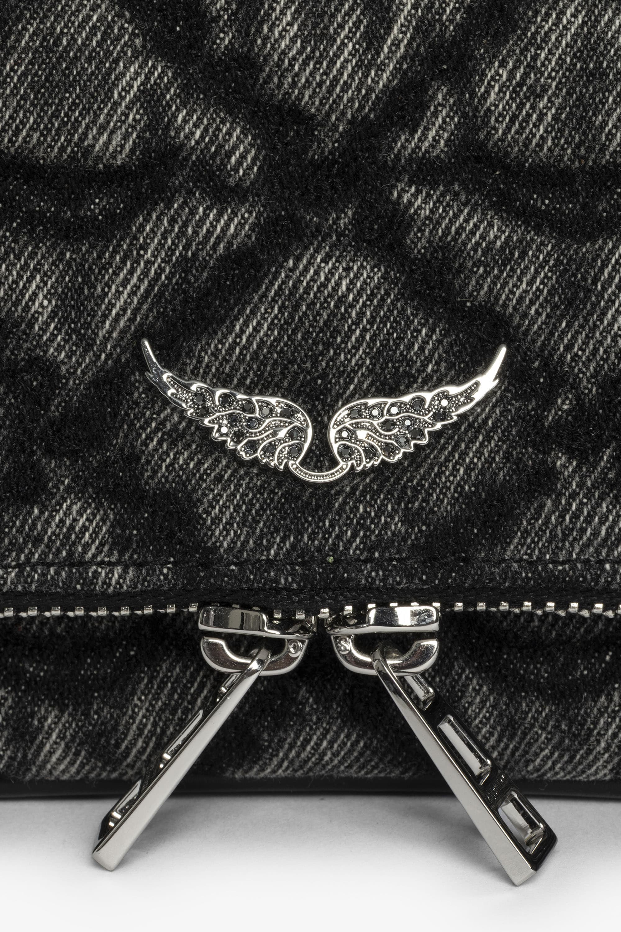 Rock Monogram Denim Nano Bag