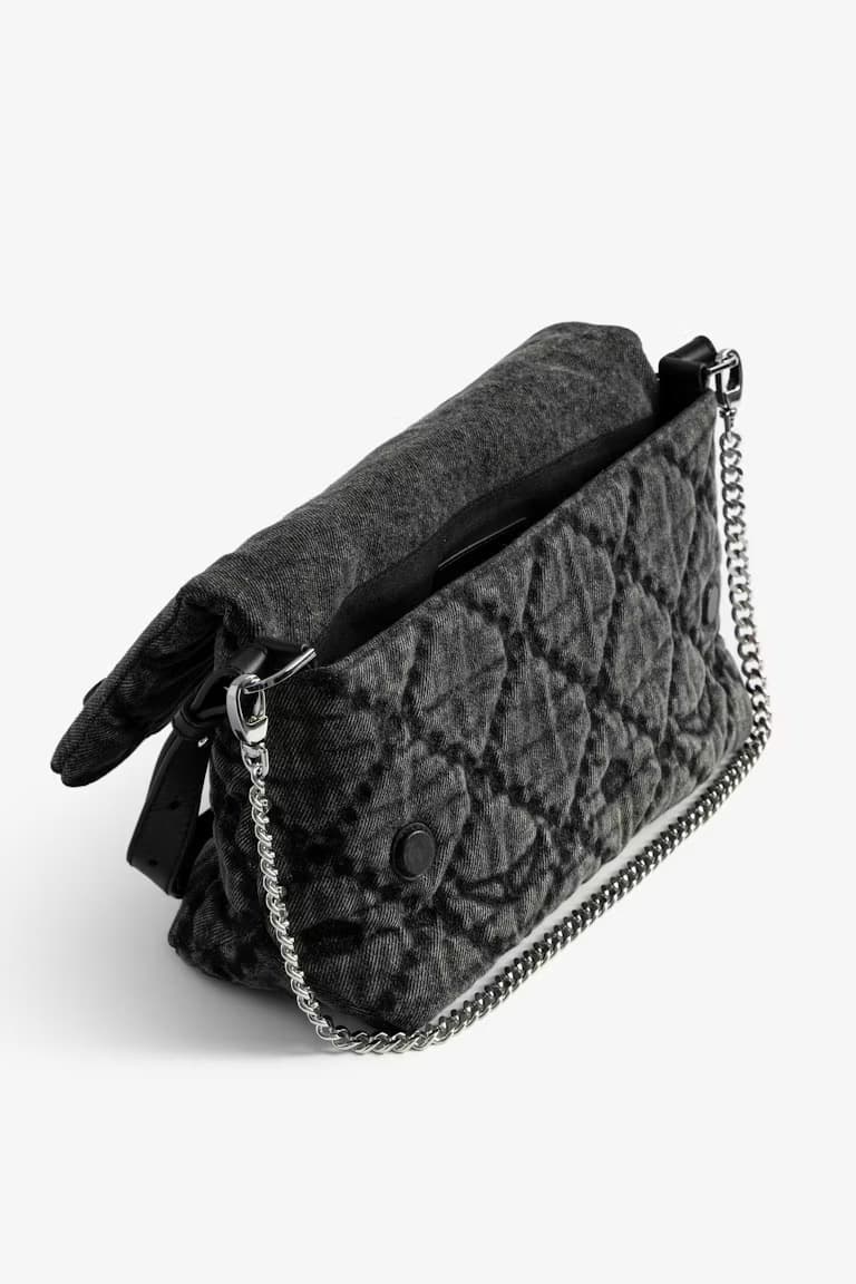 Rocky Monogram Denim Bag