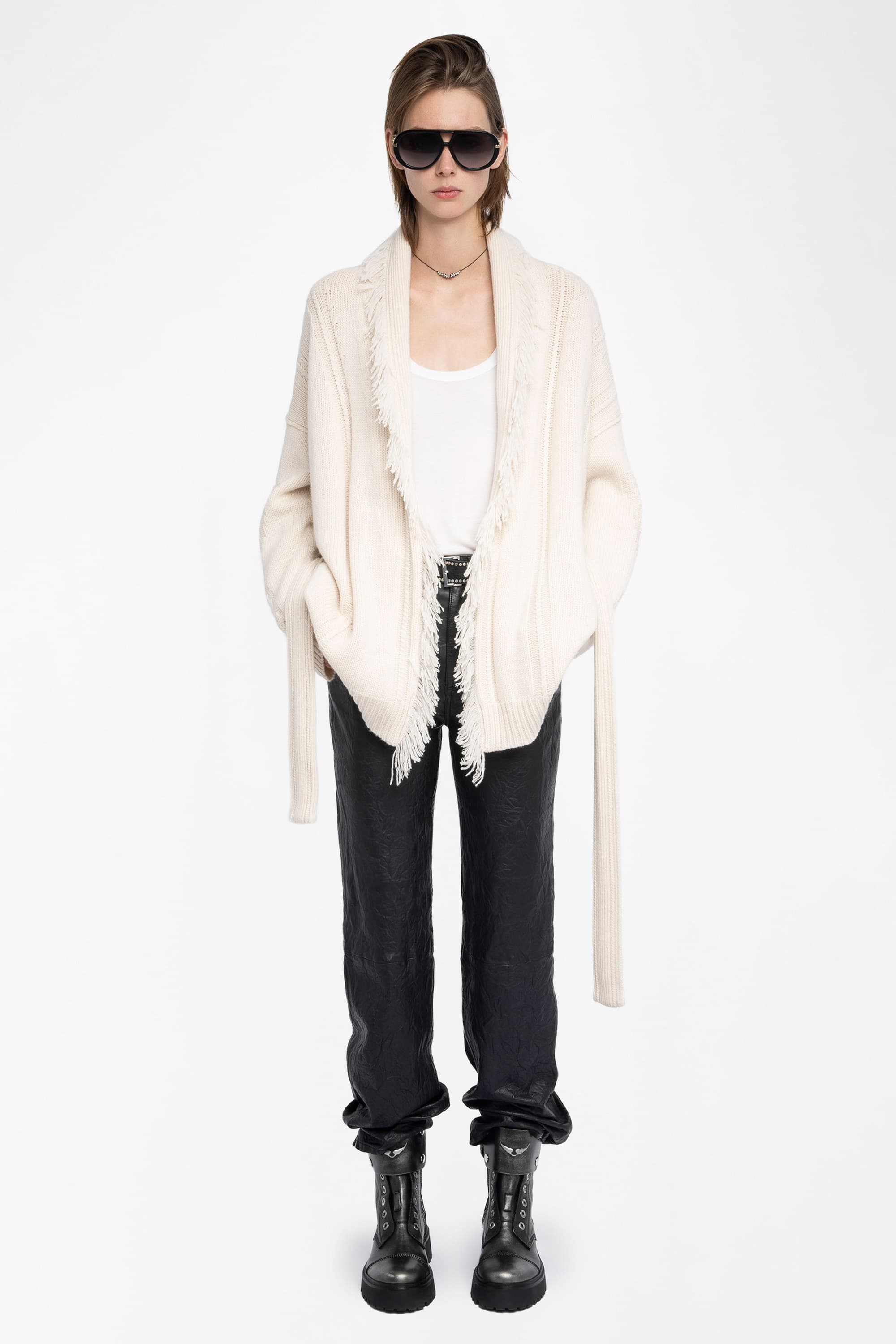 Alpa Fringe Cardigan