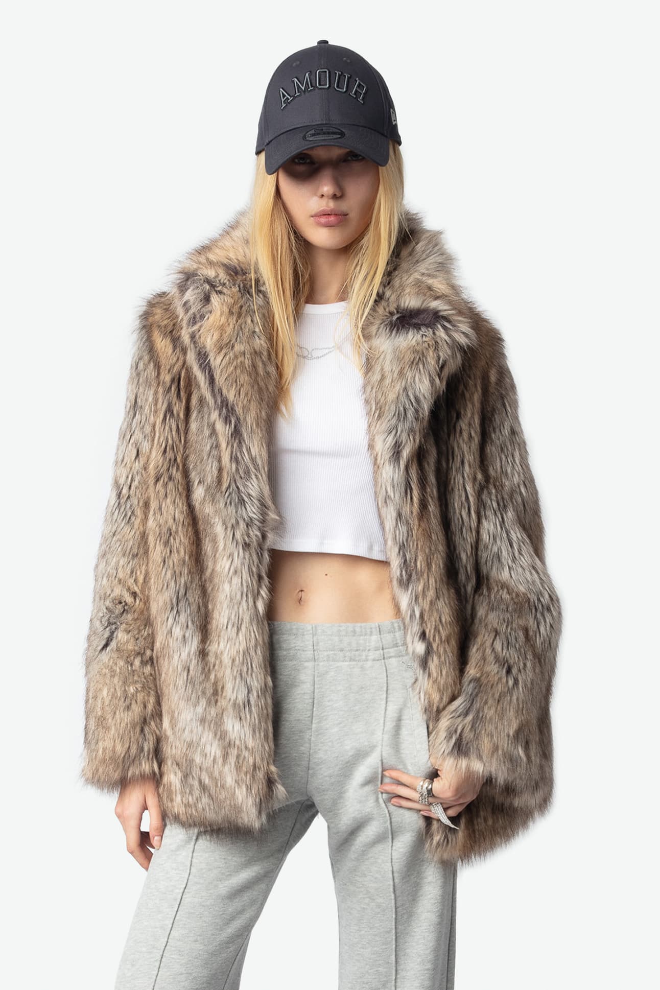 Faune Faux Fur Coat