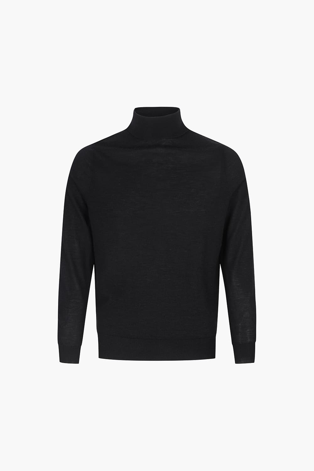 캐시미어 터틀넥 긴소매 니트 5F706LUNABLACK