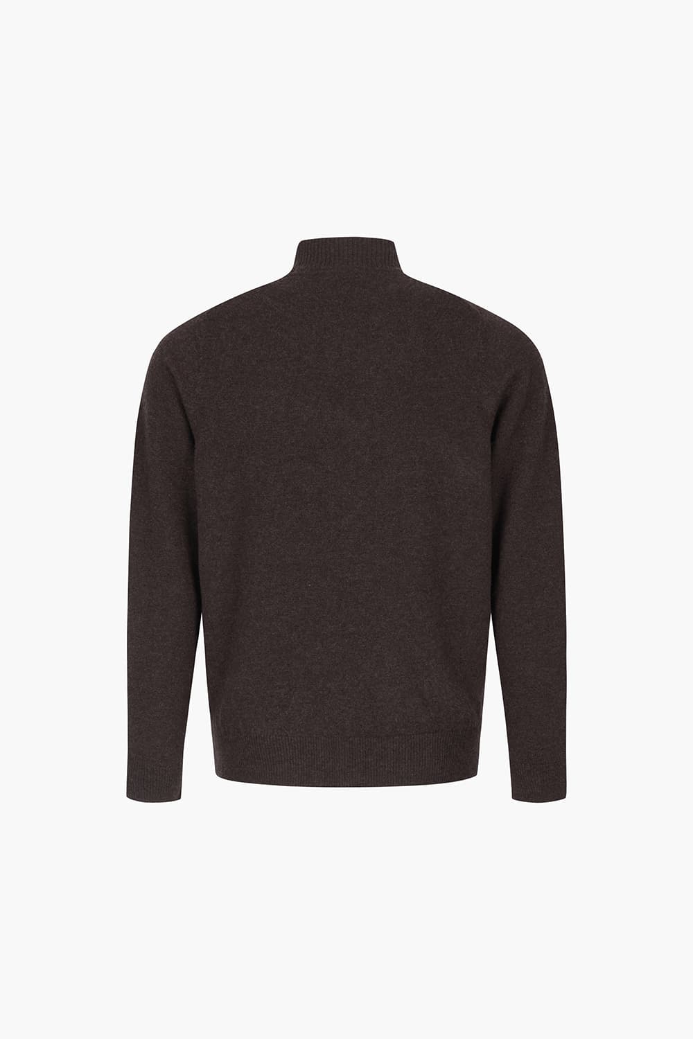 MOCKNECK 캐시미어 터틀넥 긴소매 니트 5F705AURORADK BROWN