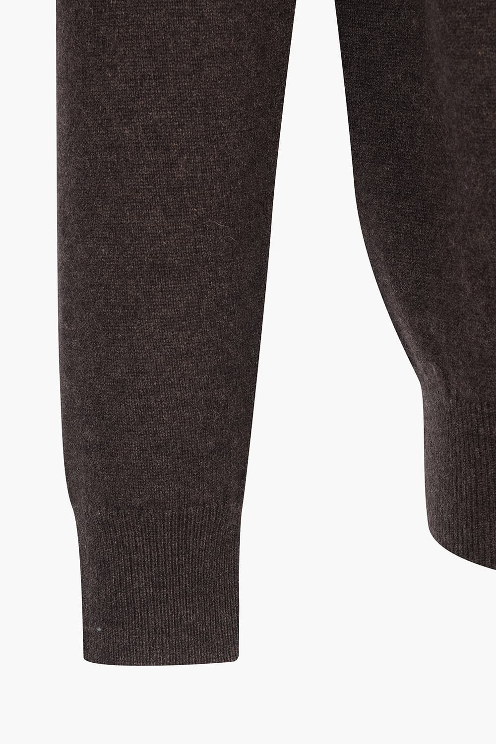 MOCKNECK 캐시미어 터틀넥 긴소매 니트 5F705AURORADK BROWN