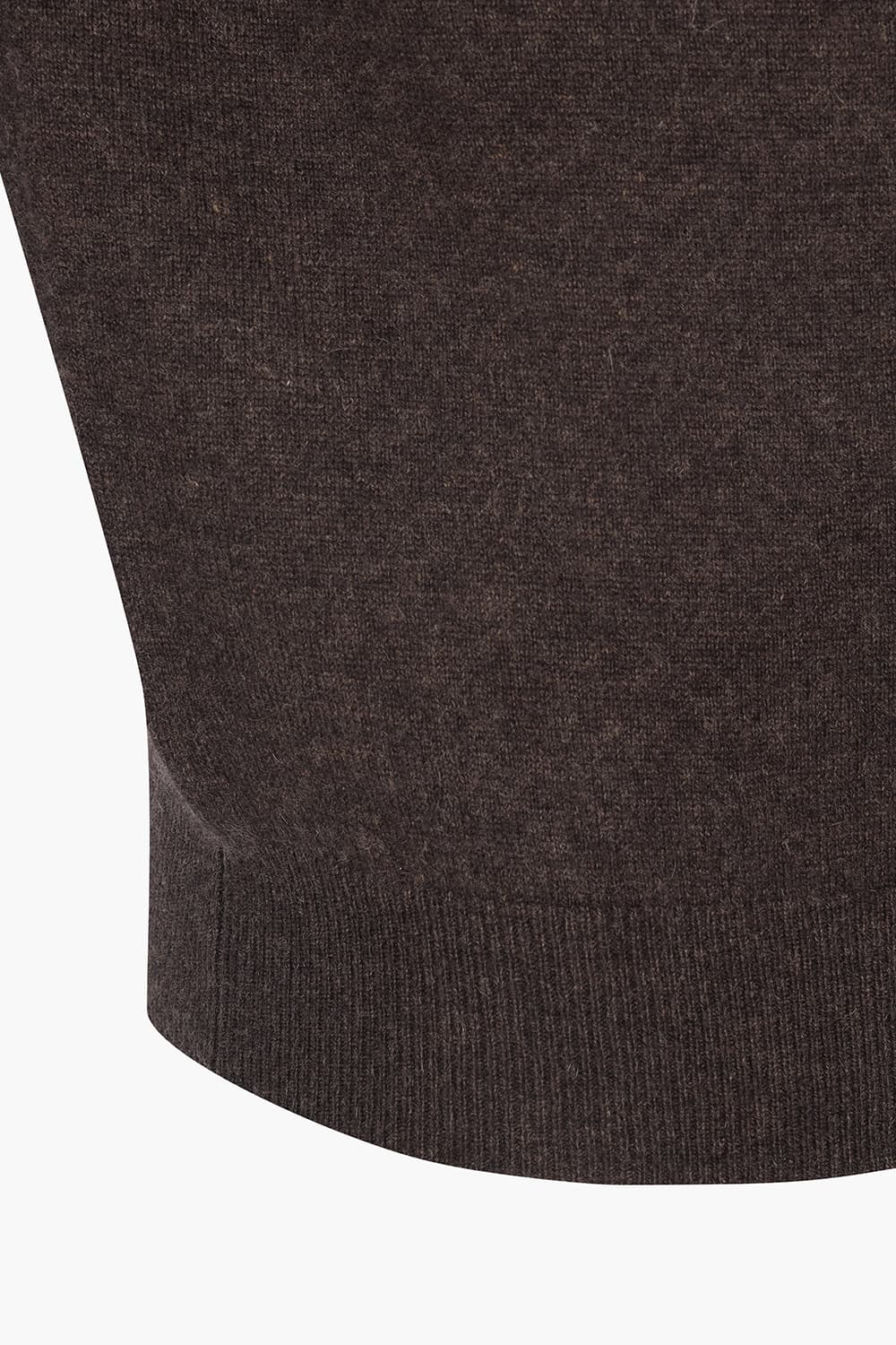 MOCKNECK 캐시미어 터틀넥 긴소매 니트 5F705AURORADK BROWN