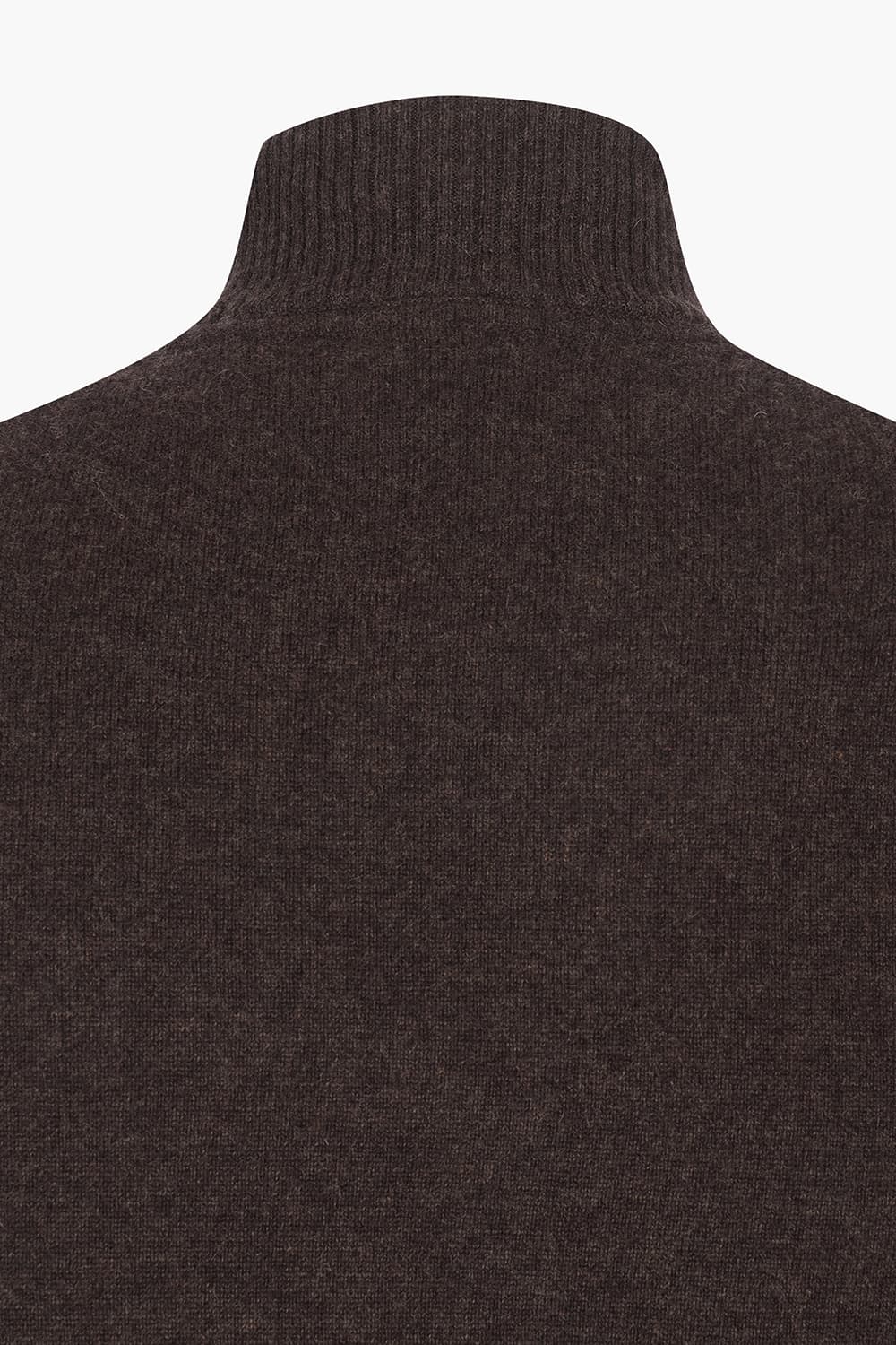 MOCKNECK 캐시미어 터틀넥 긴소매 니트 5F705AURORADK BROWN