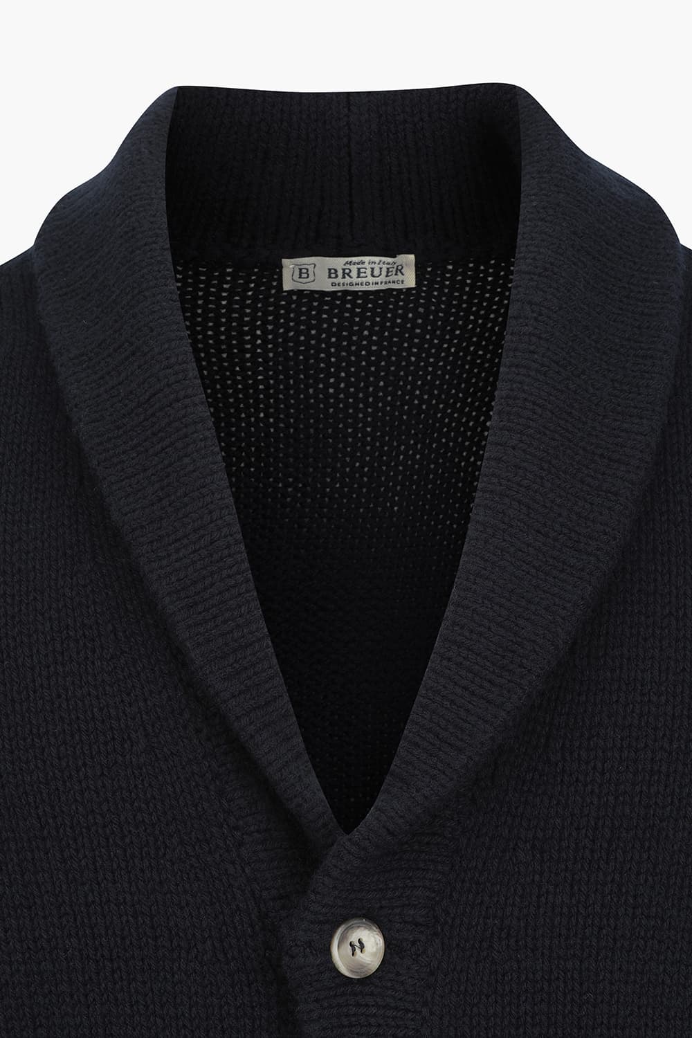 GILET 울 카라넥 가디건 BR1109H553902