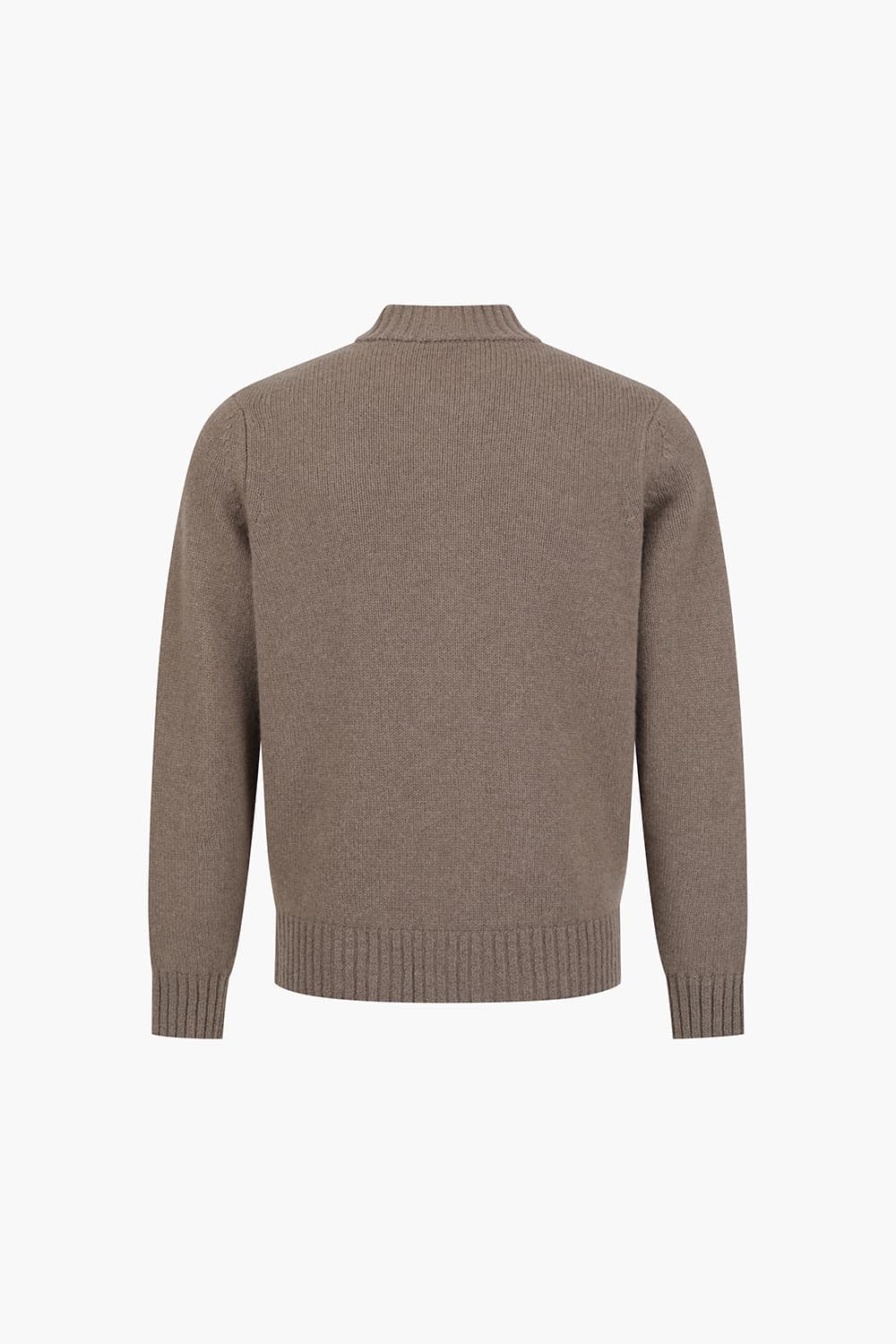 울 골지 헨리넥 니트 집업 BR1107H553909