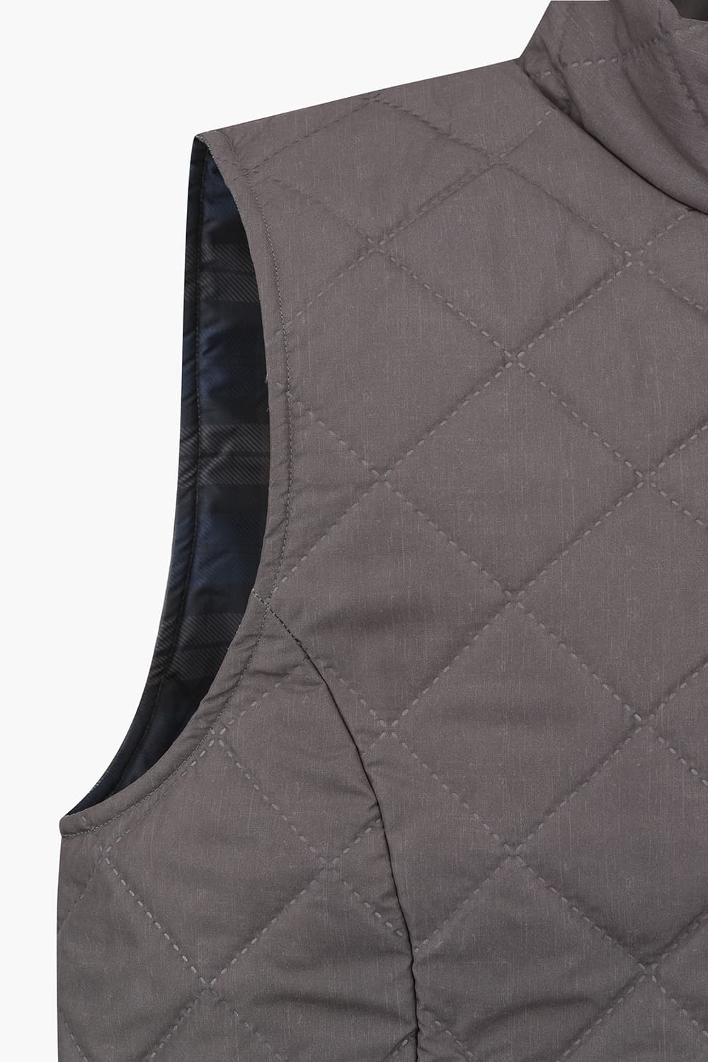 CLAN 다이아몬드 퀼팅 경량 베스트 TSM01H555210A