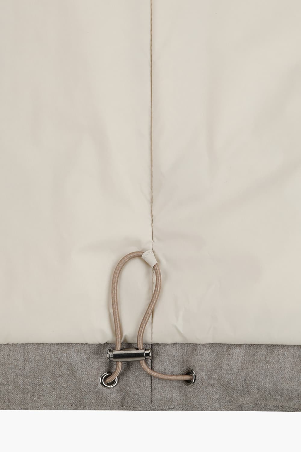 울 구스다운 램스킨 시어링 하이넥 베스트 85T007VITALIS027