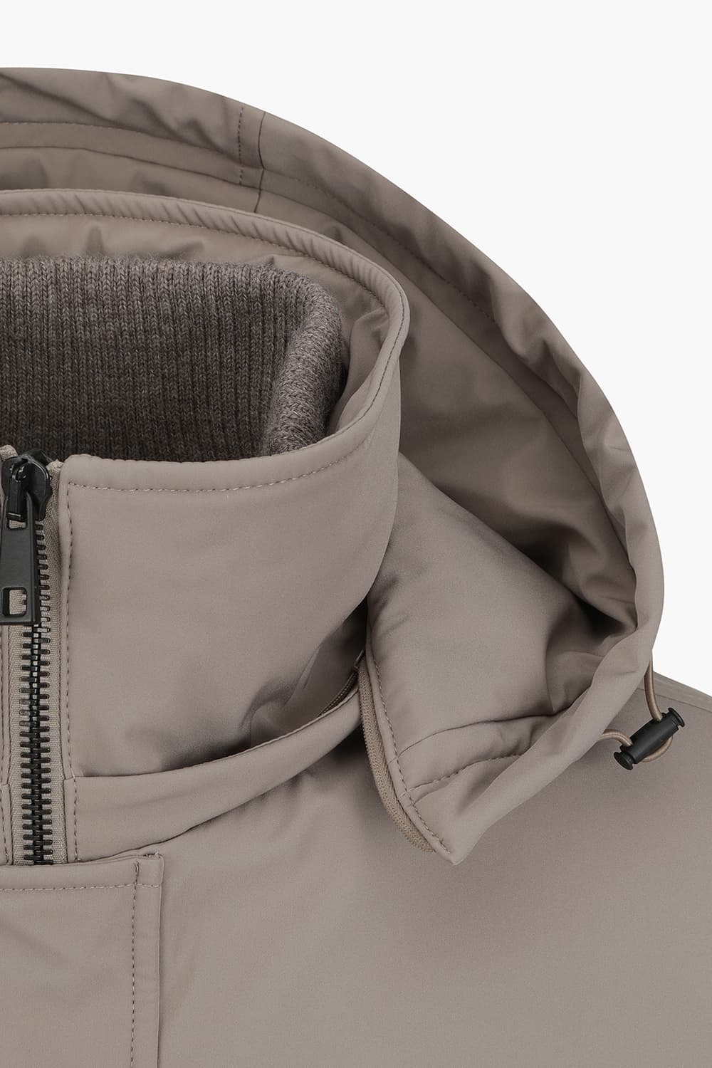 구스다운 후드 롱 다운 점퍼 85T000GERY027