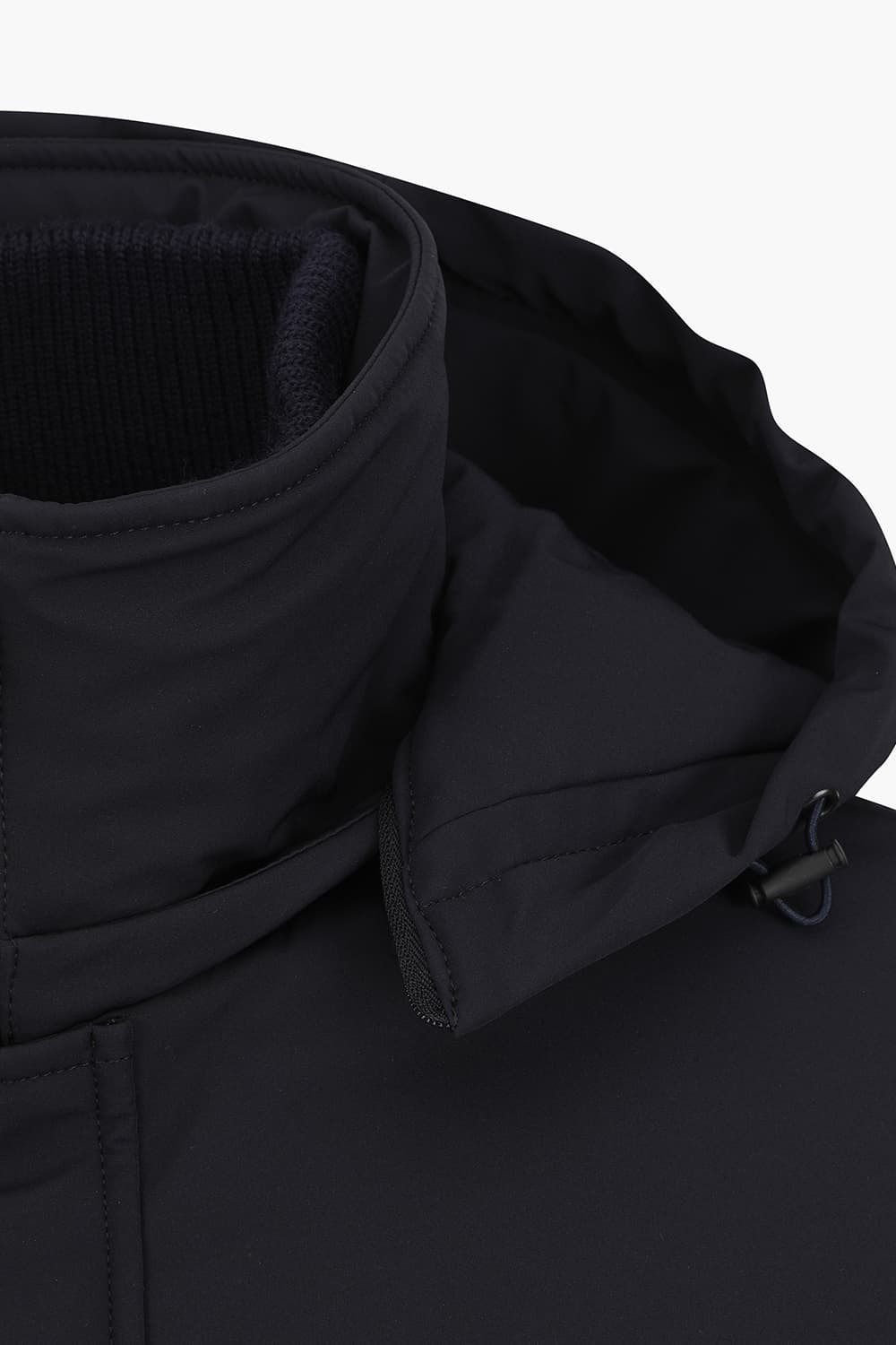 구스다운 후드 롱 다운 점퍼 85T000GERY060