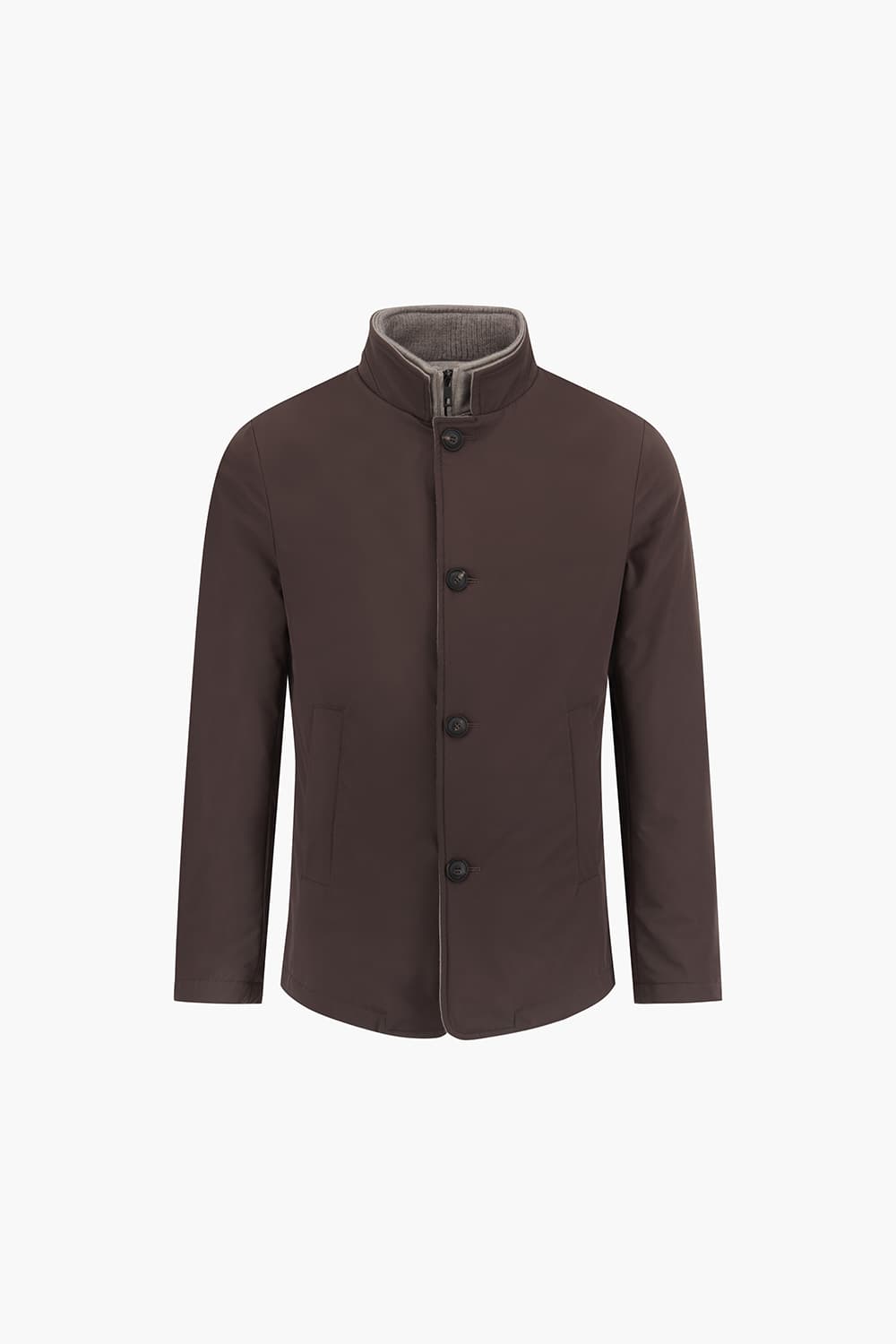 울 안감 하이넥 다운 점퍼 85T017GERY020