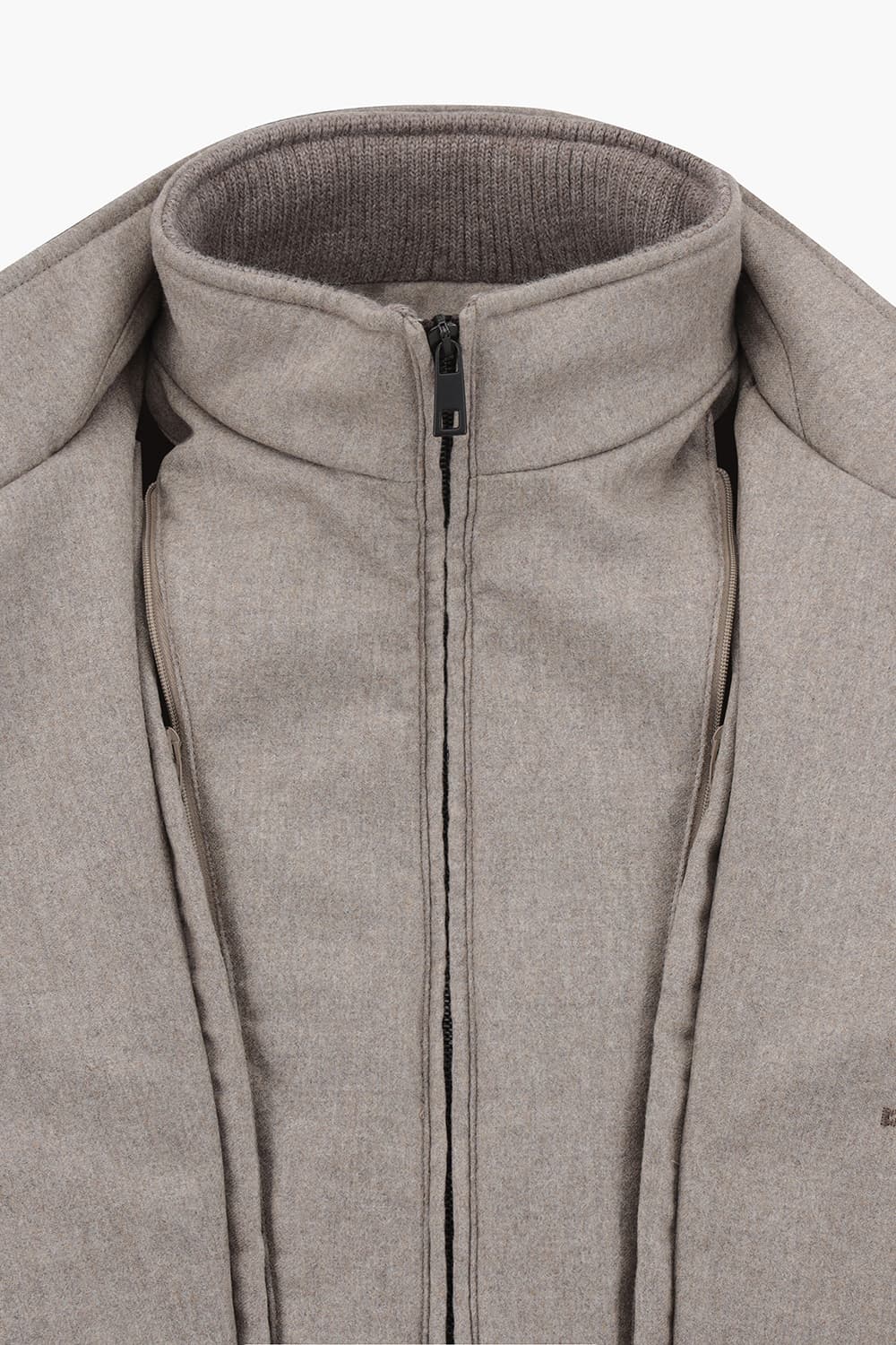 울 안감 하이넥 다운 점퍼 85T017GERY020