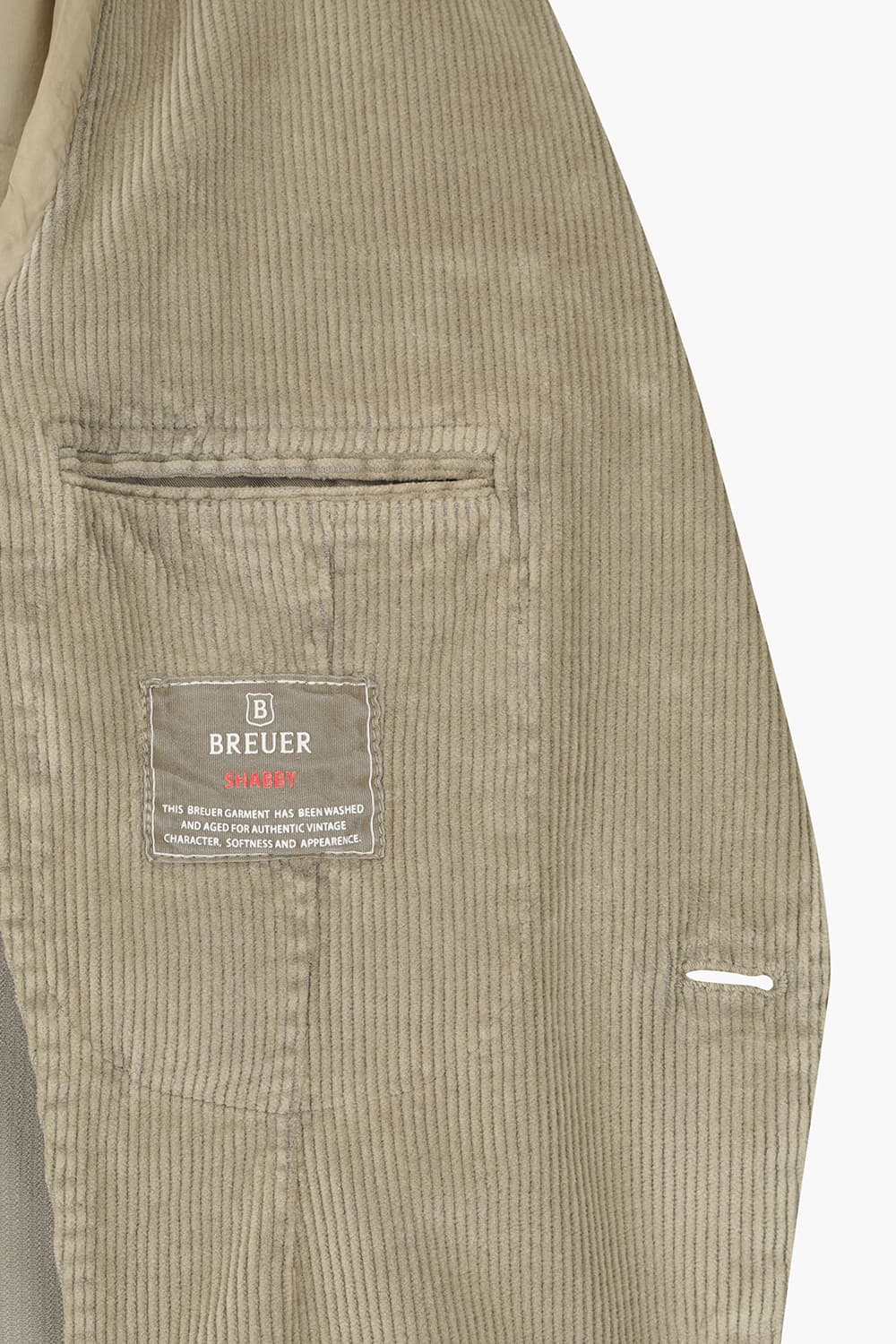 코튼 코듀로이 테일러드 자켓 B102H553806