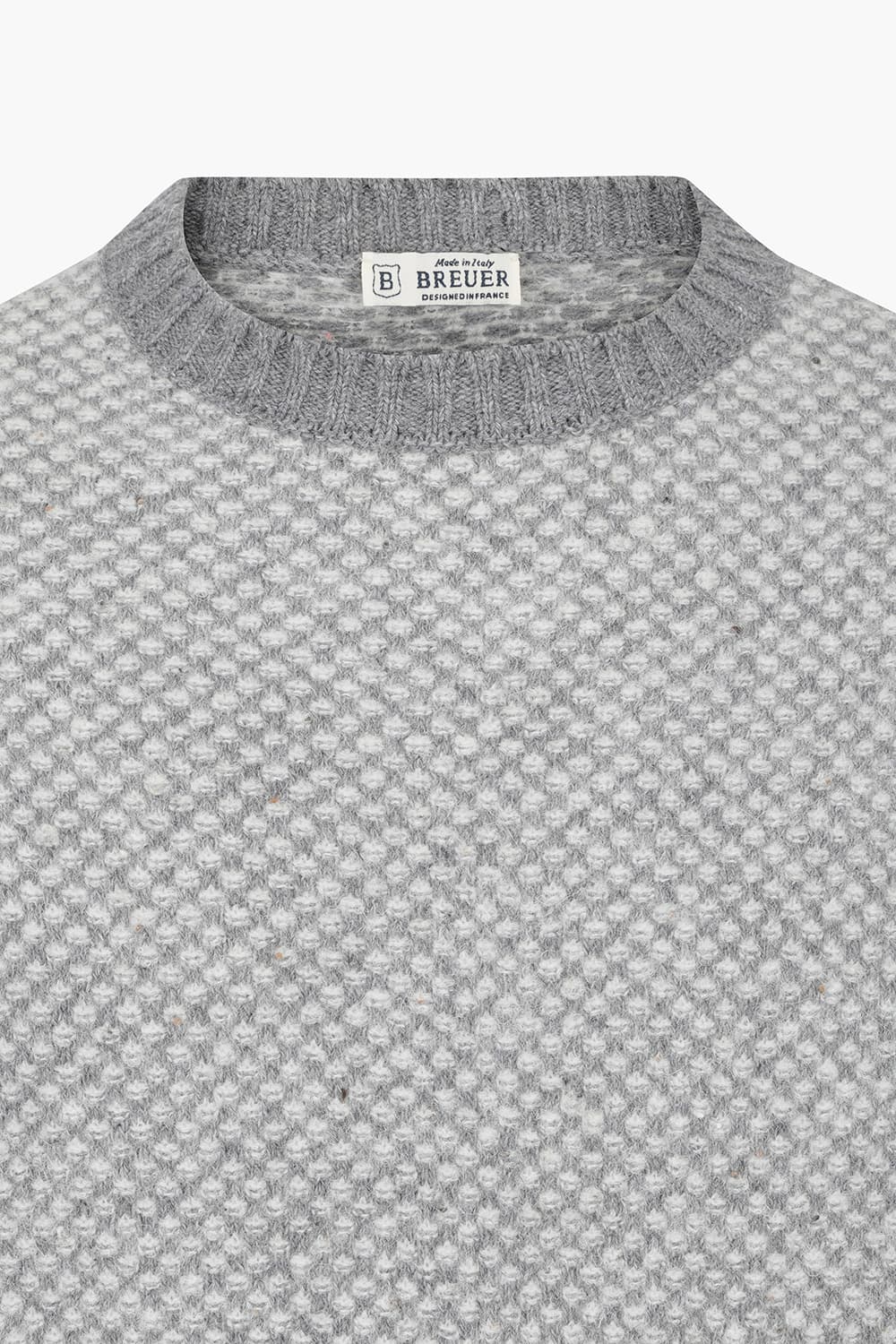 COL ROND 울 알파카 크루넥 긴소매 니트 BRW075H554401