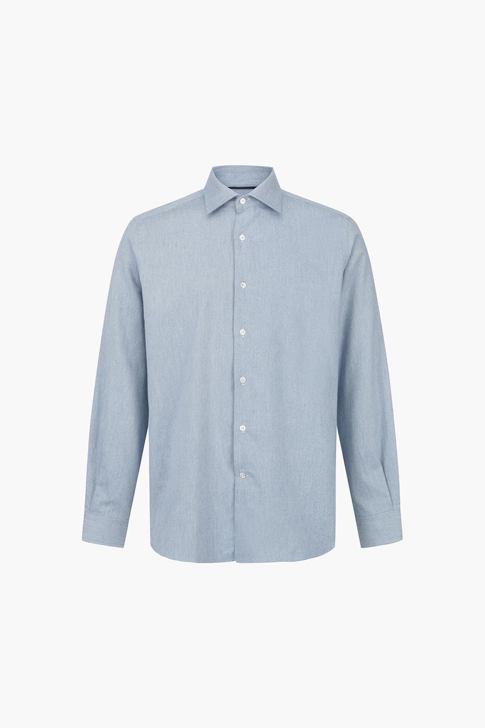 BEAULIEU 코튼 베이직 304 블루 셔츠