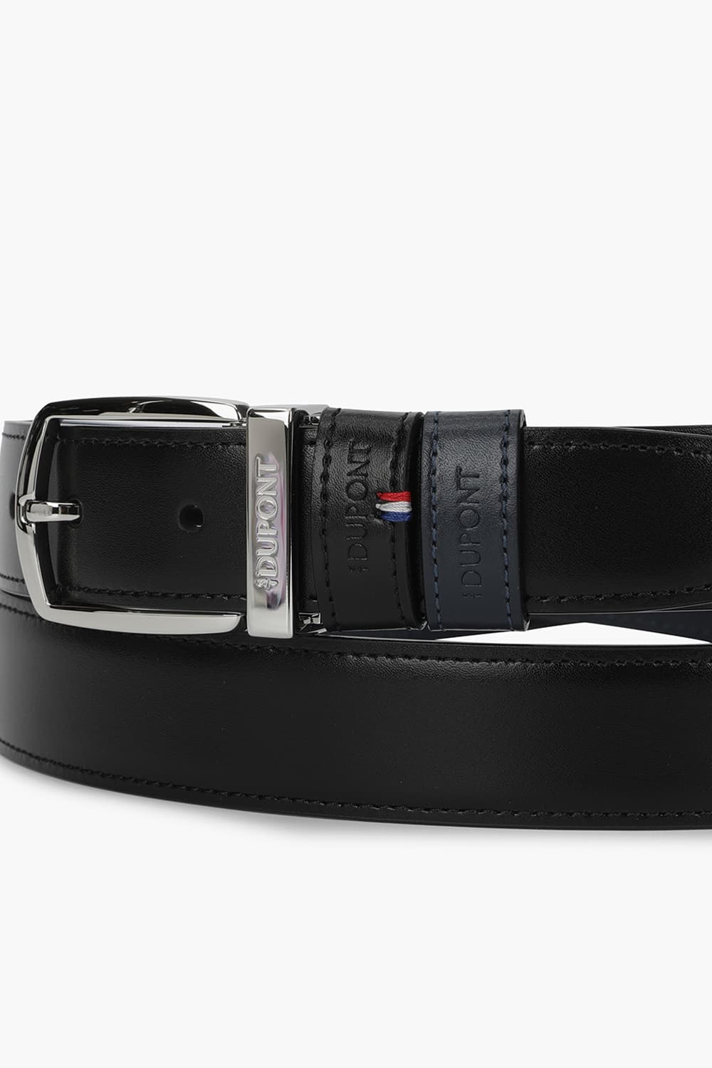 25 뉴 로고 핀 버클 팔라듐 30mm 블랙/네이비 스무스 벨트 CJ8300013Z