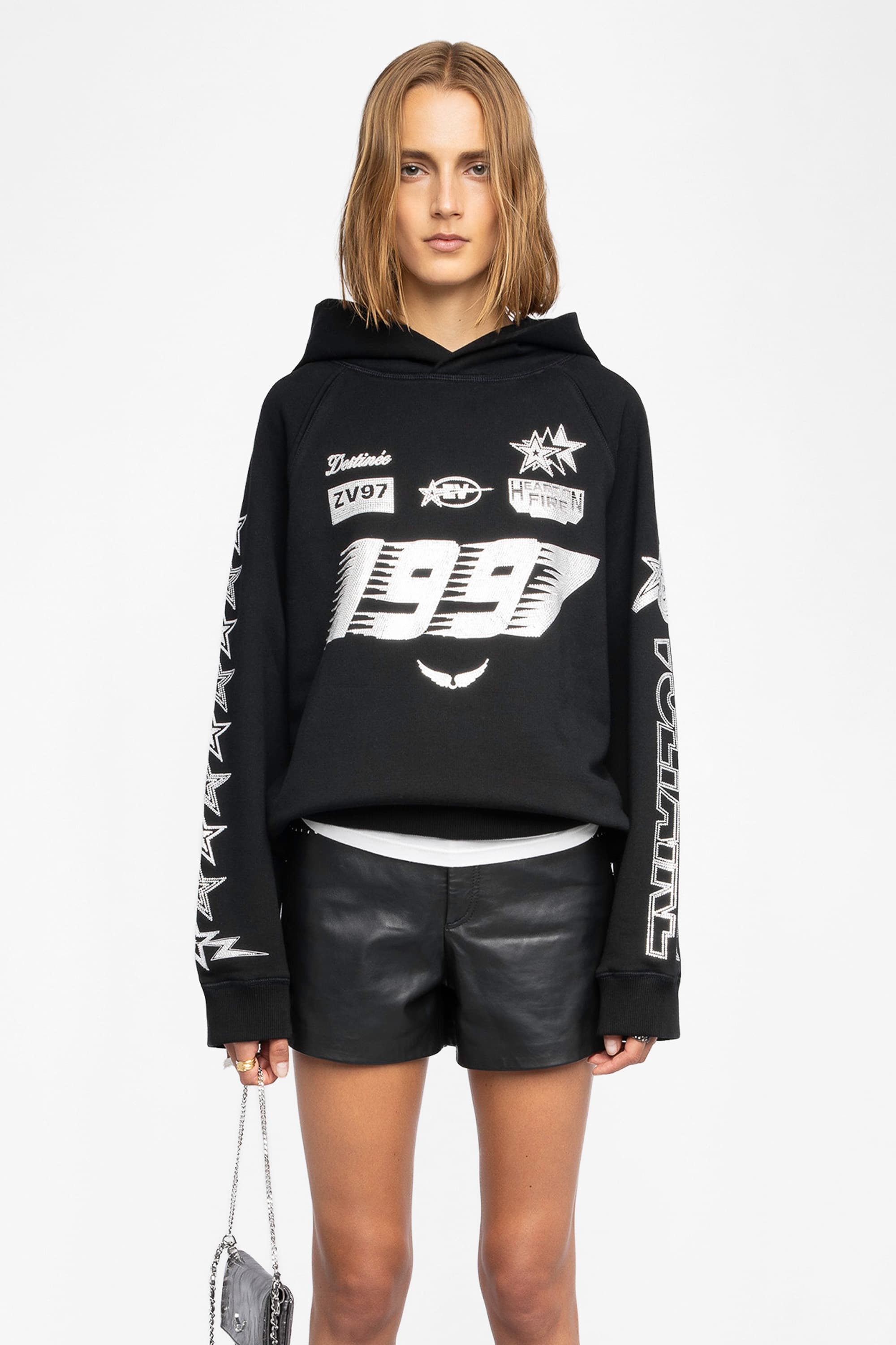 Georgys Strass Hoodie