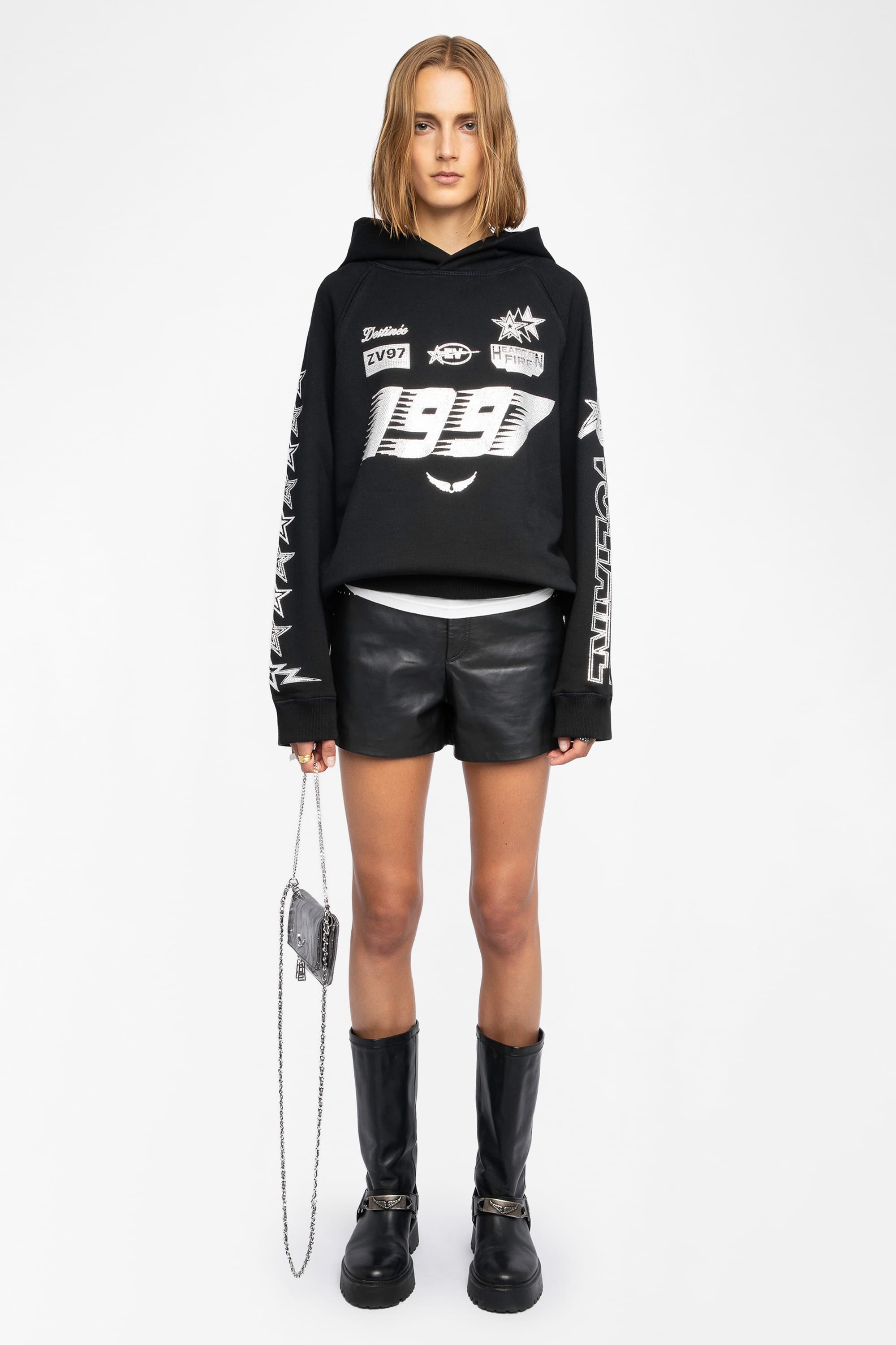 Georgys Strass Hoodie