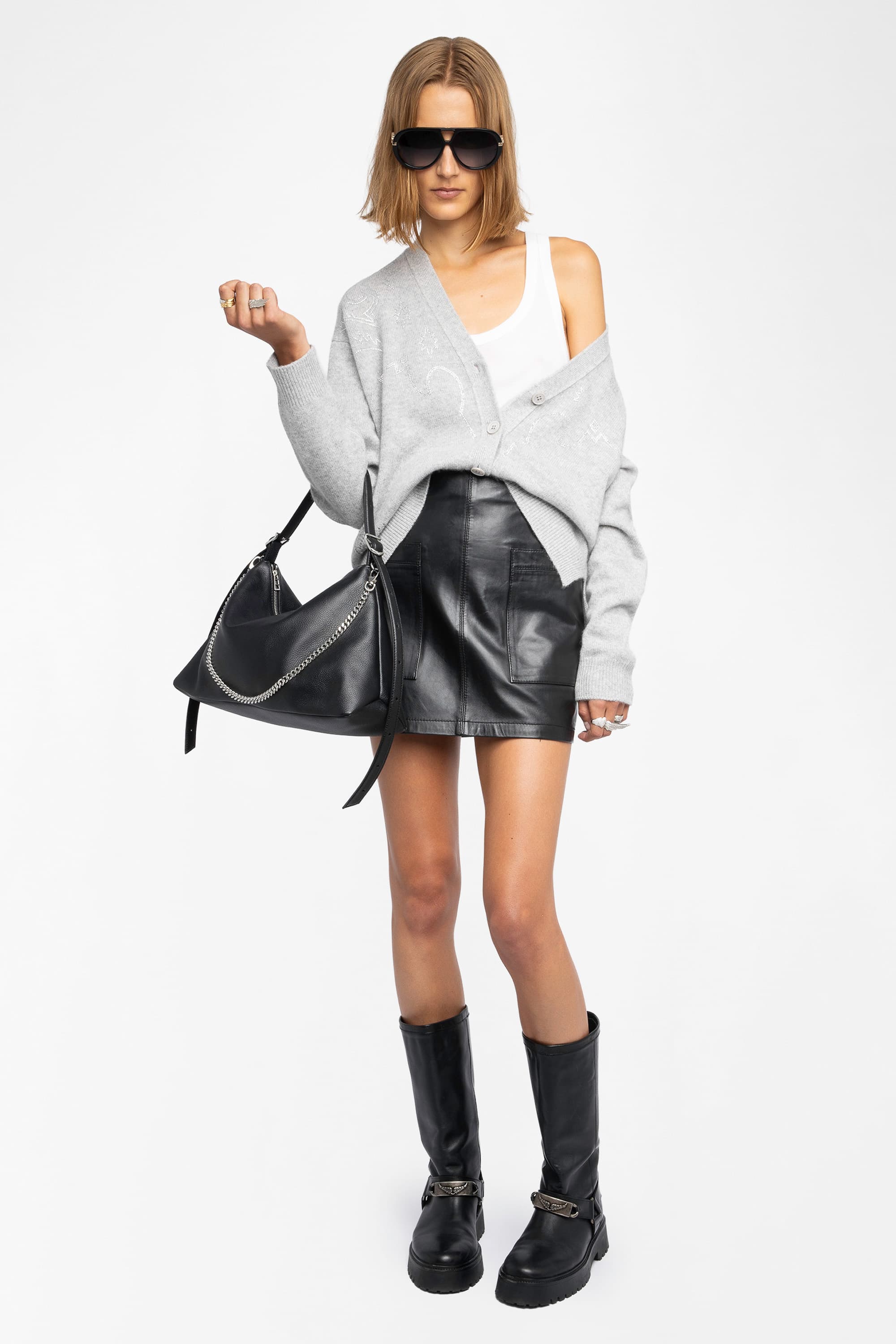 Mirkaz Strass Cashmere Cardigan