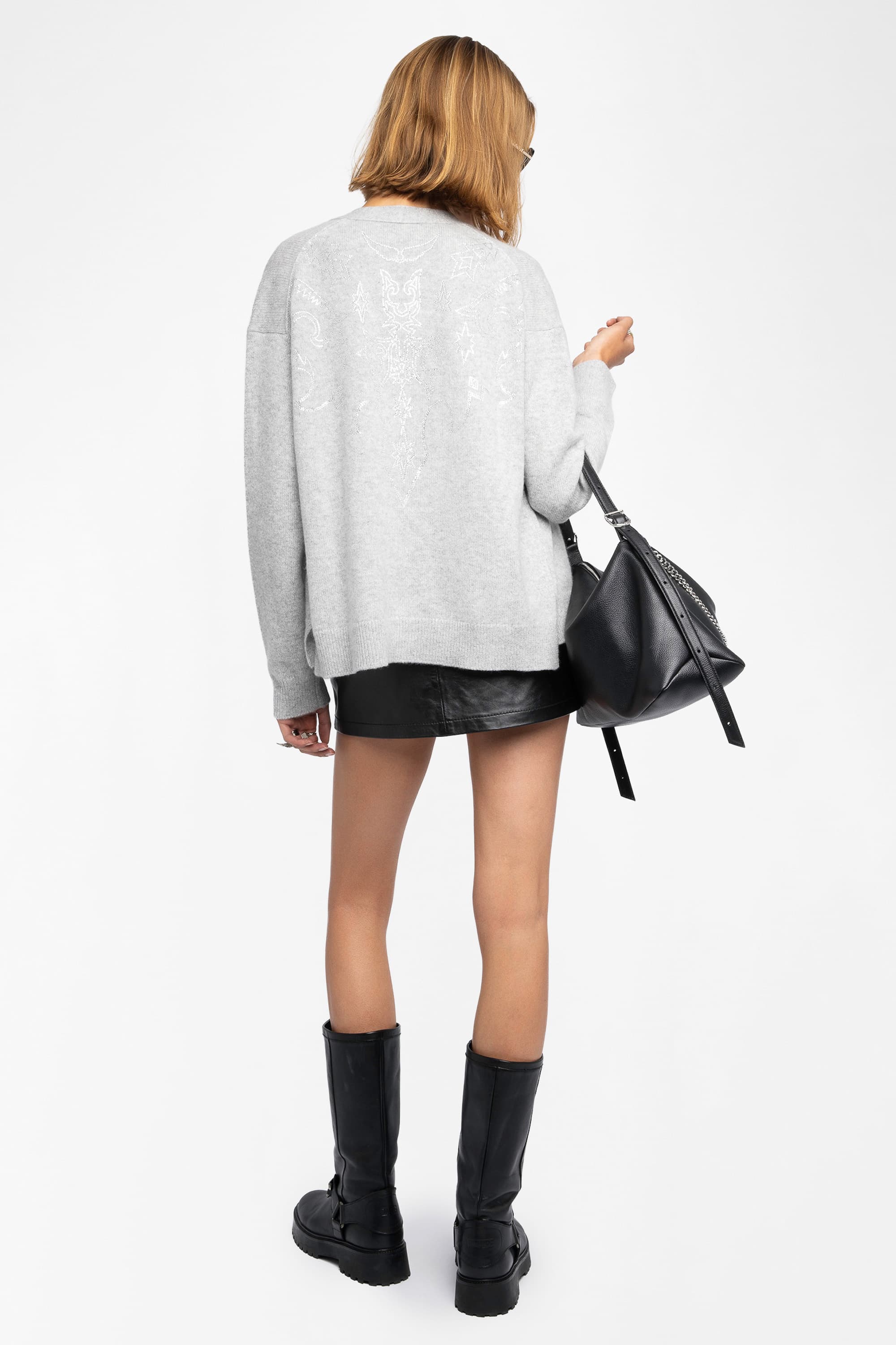 Mirkaz Strass Cashmere Cardigan