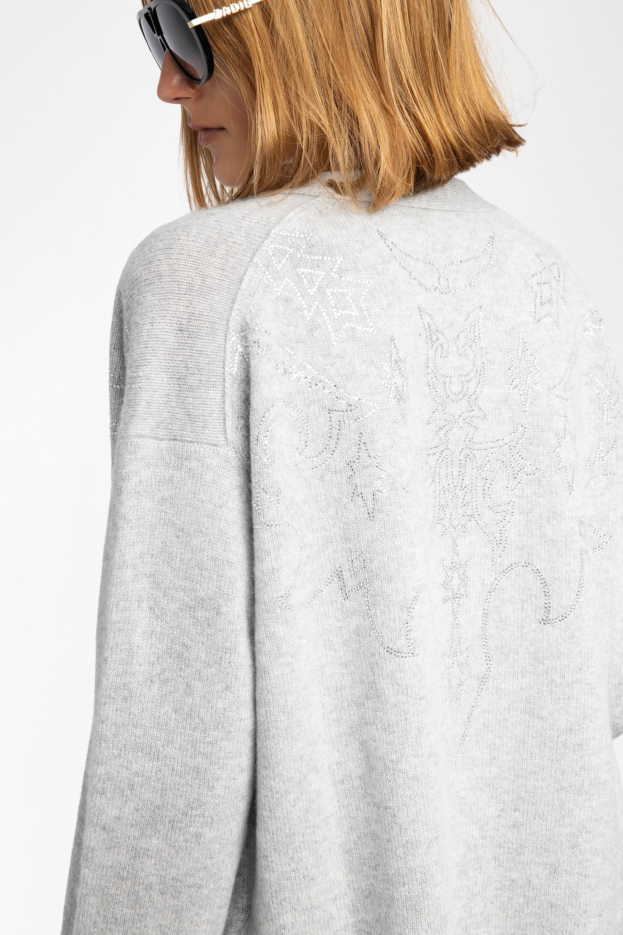 Mirkaz Strass Cashmere Cardigan