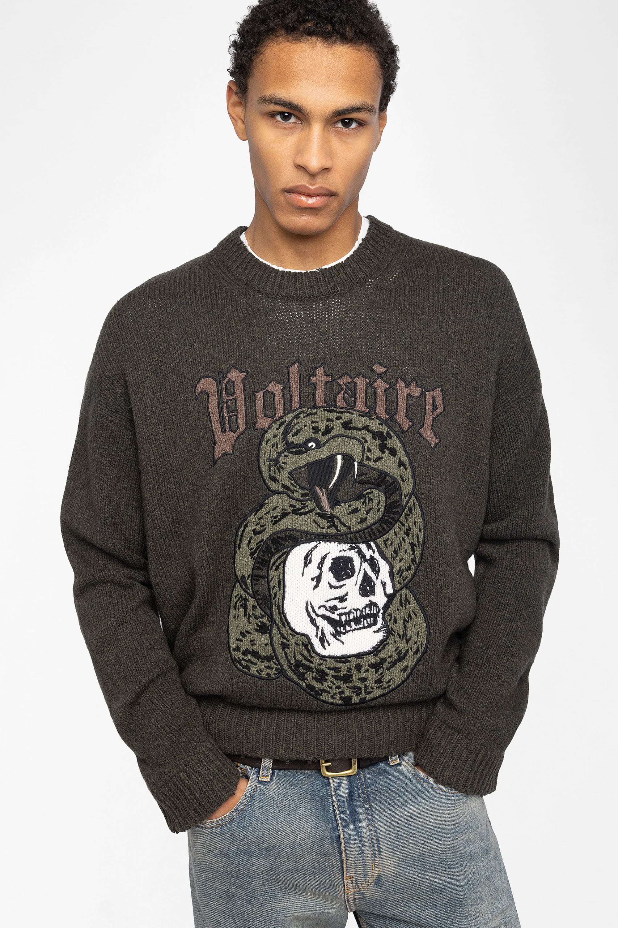 Marko Snake Wool Sweater