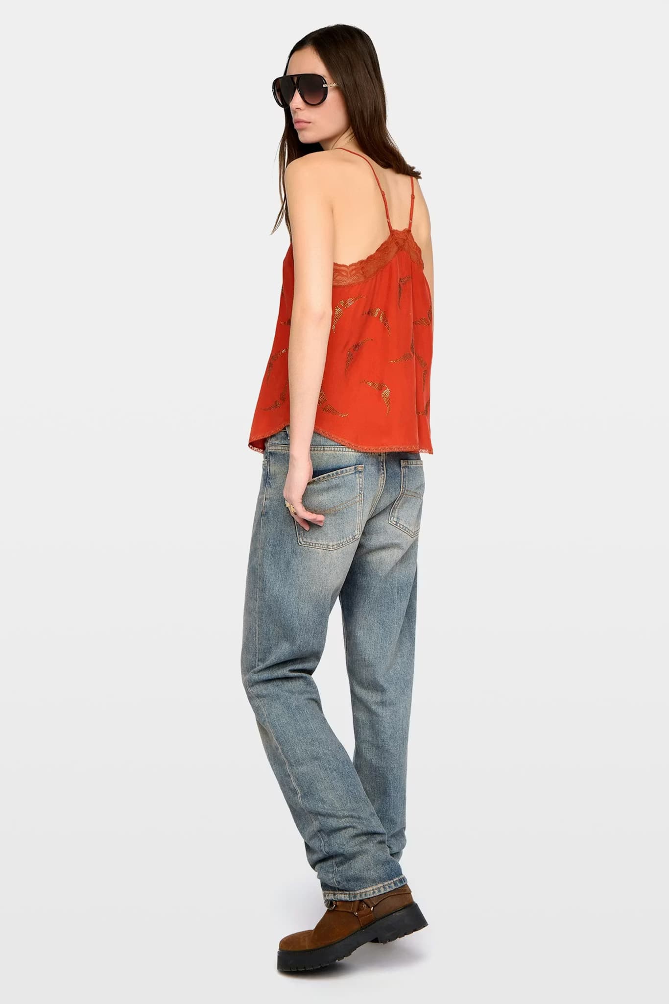 Christy Strass Silk Camisole