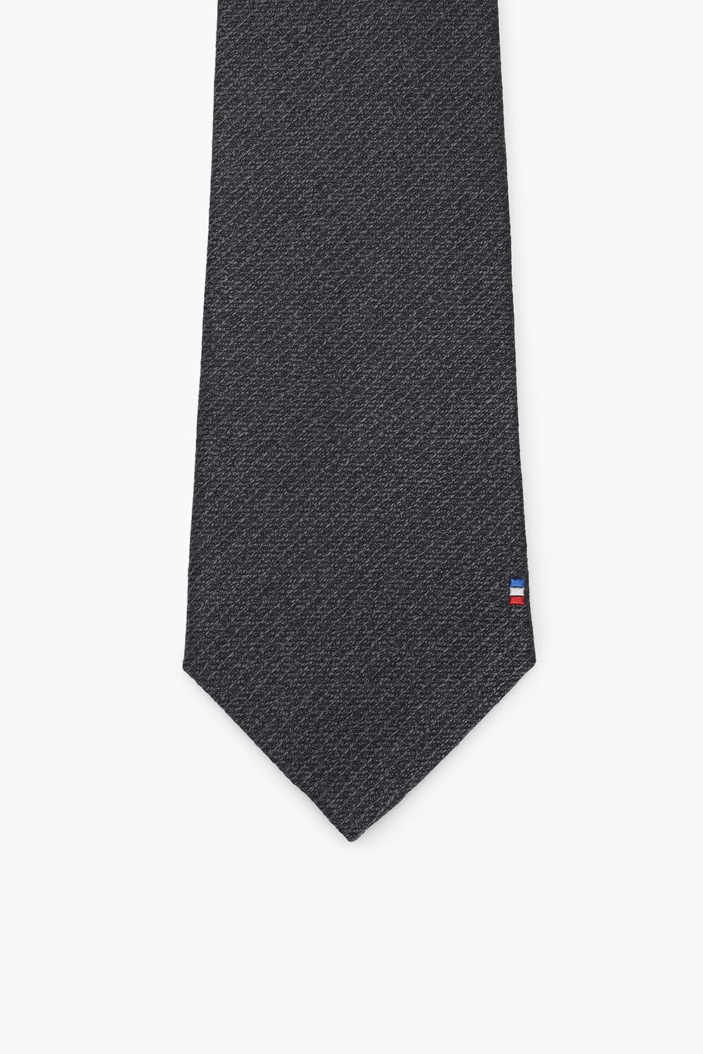 조직 솔리드 삼색 자수 254 넥타이 그레이 TE6SM62KA254TGY