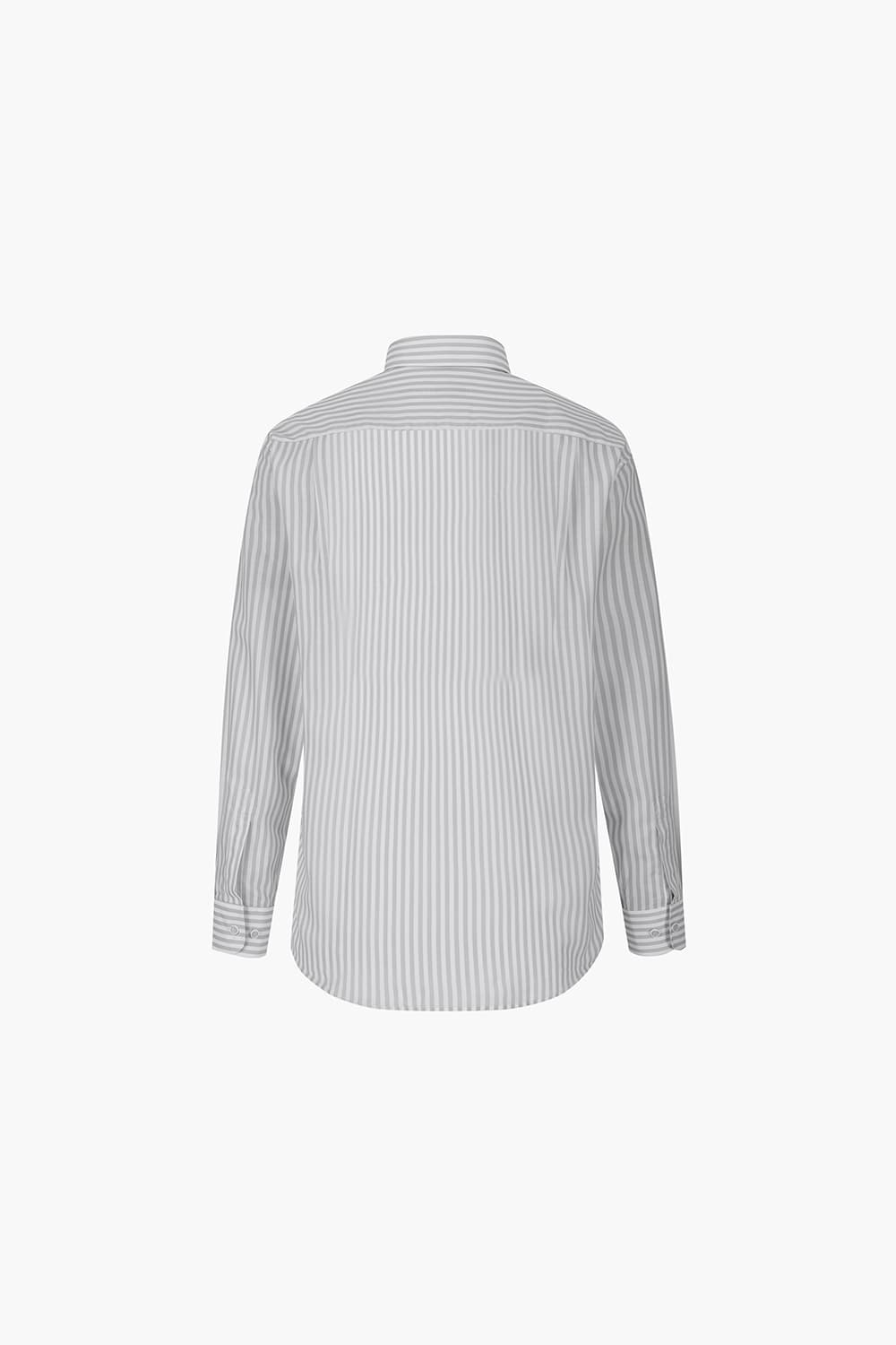 런던 스트라이프 프린트 130 비즈니스 셔츠 그레이 SE5SM11LS130SGY