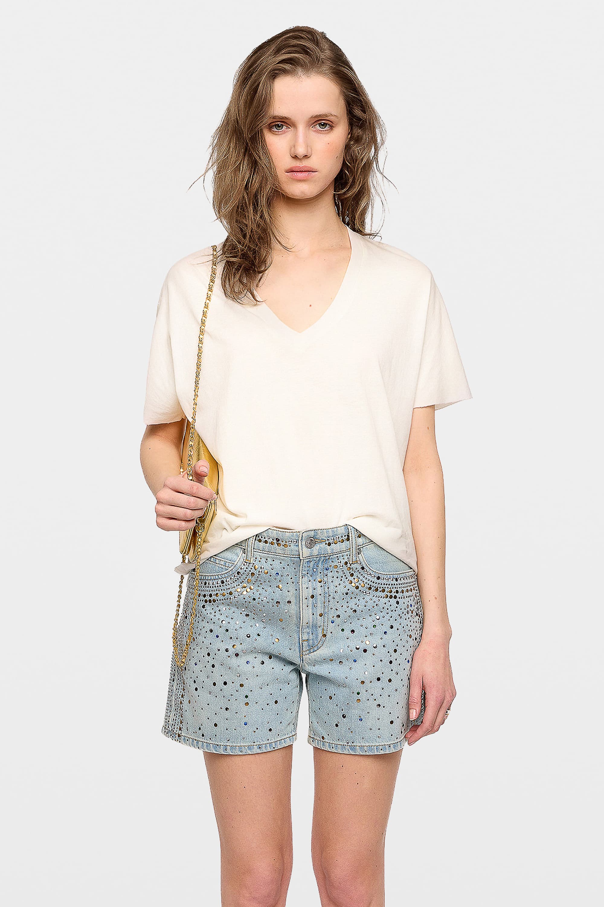 Tommer Skull Fishnet T-shirt
