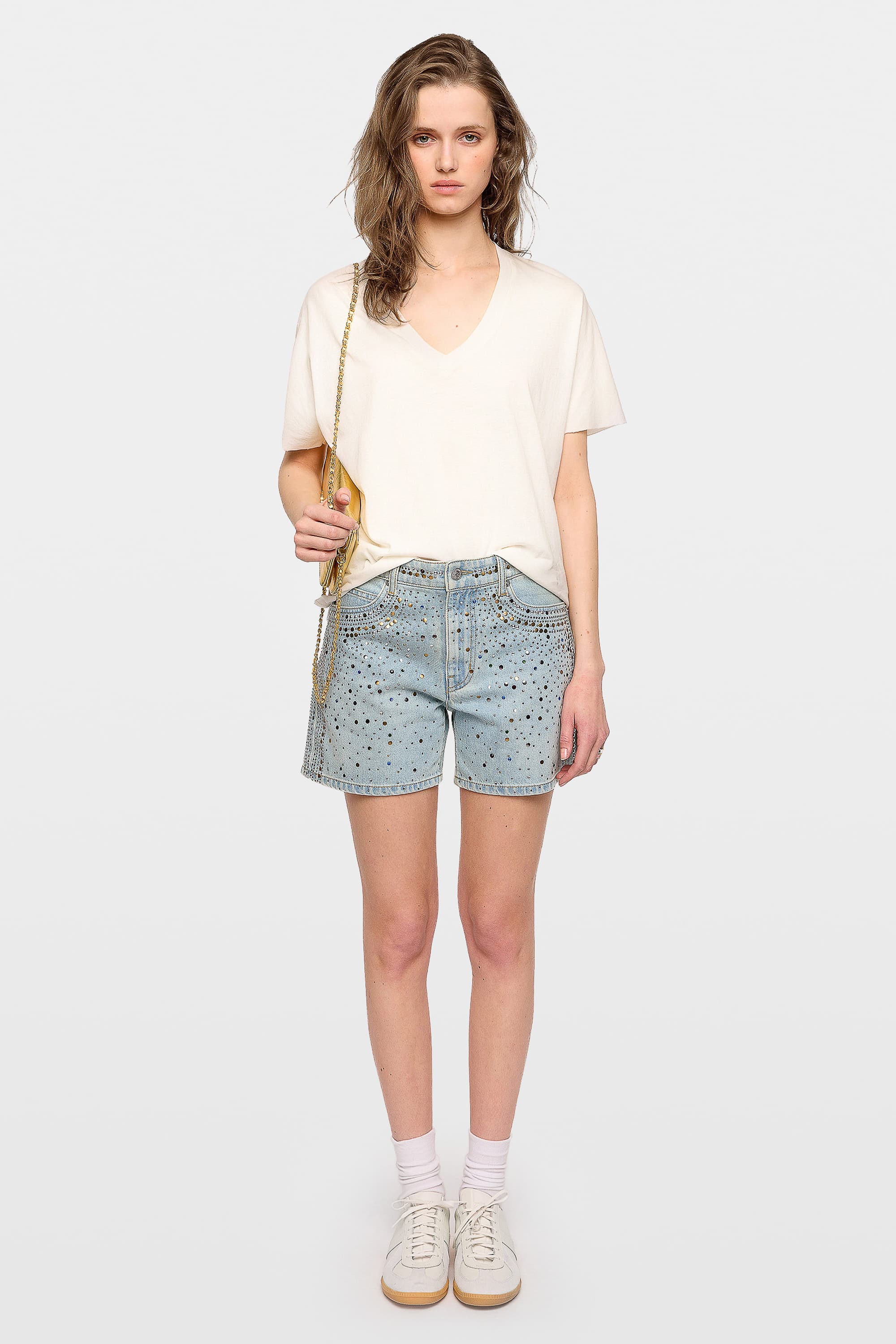Tommer Skull Fishnet T-shirt
