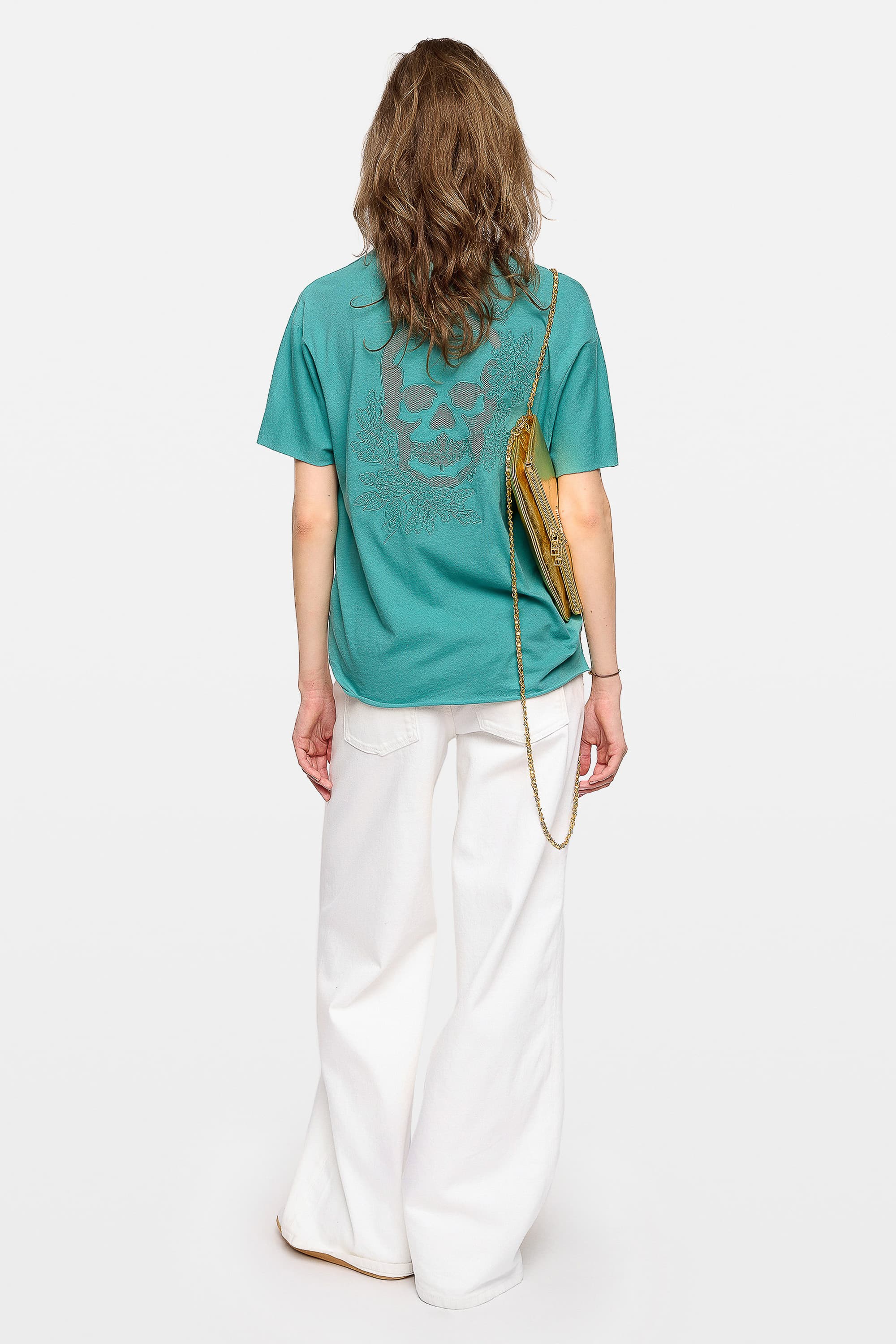 Tommer Skull Fishnet T-shirt