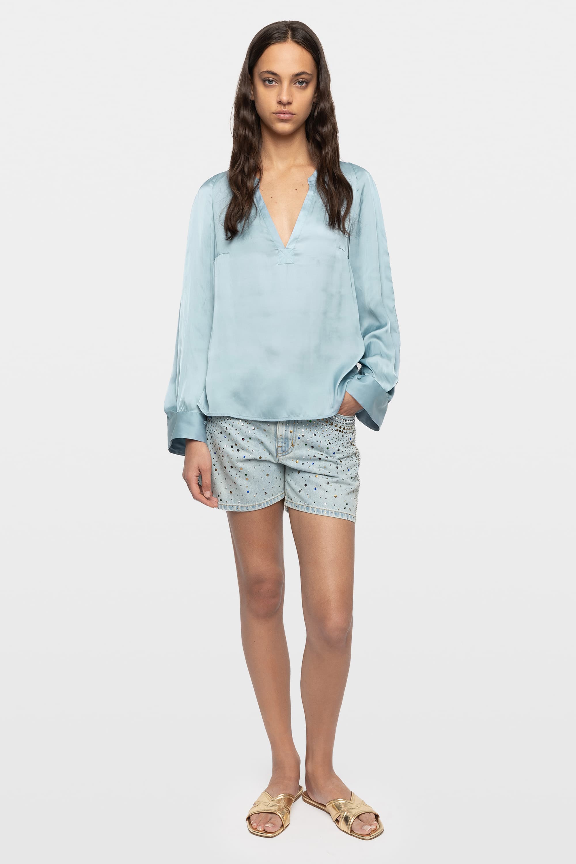 Torny Satin Blouse