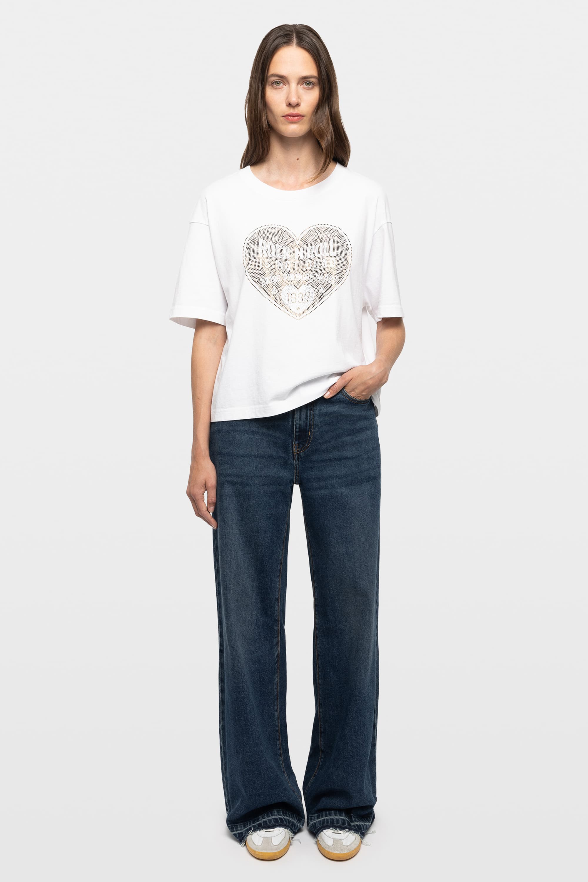 Taida Heart Strass T-shirt
