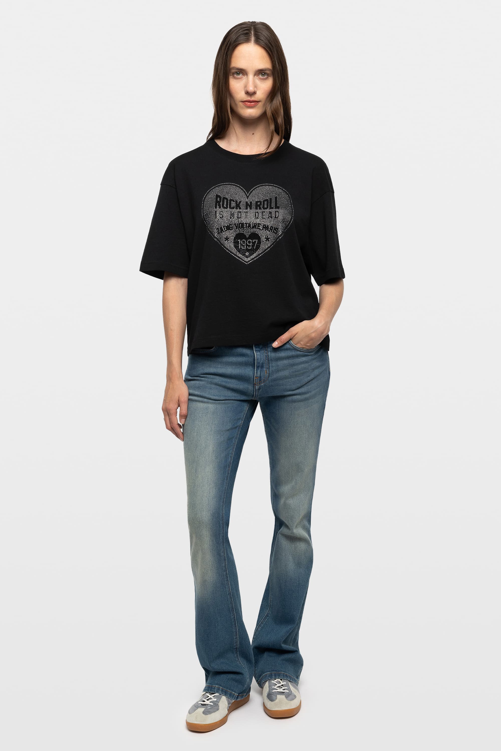 Taida Heart Strass T-shirt